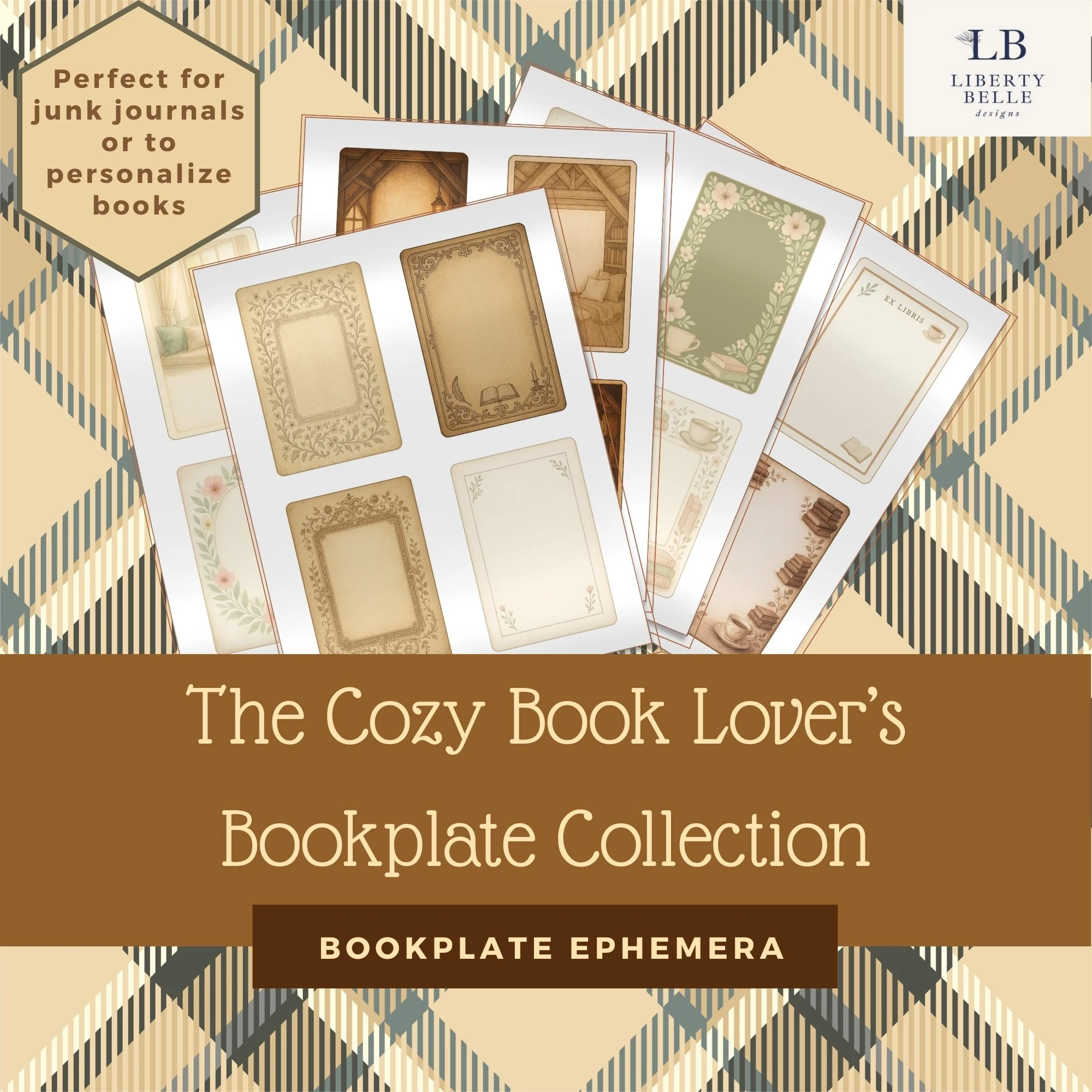 Cozy Book Lover's Bookplate Collection