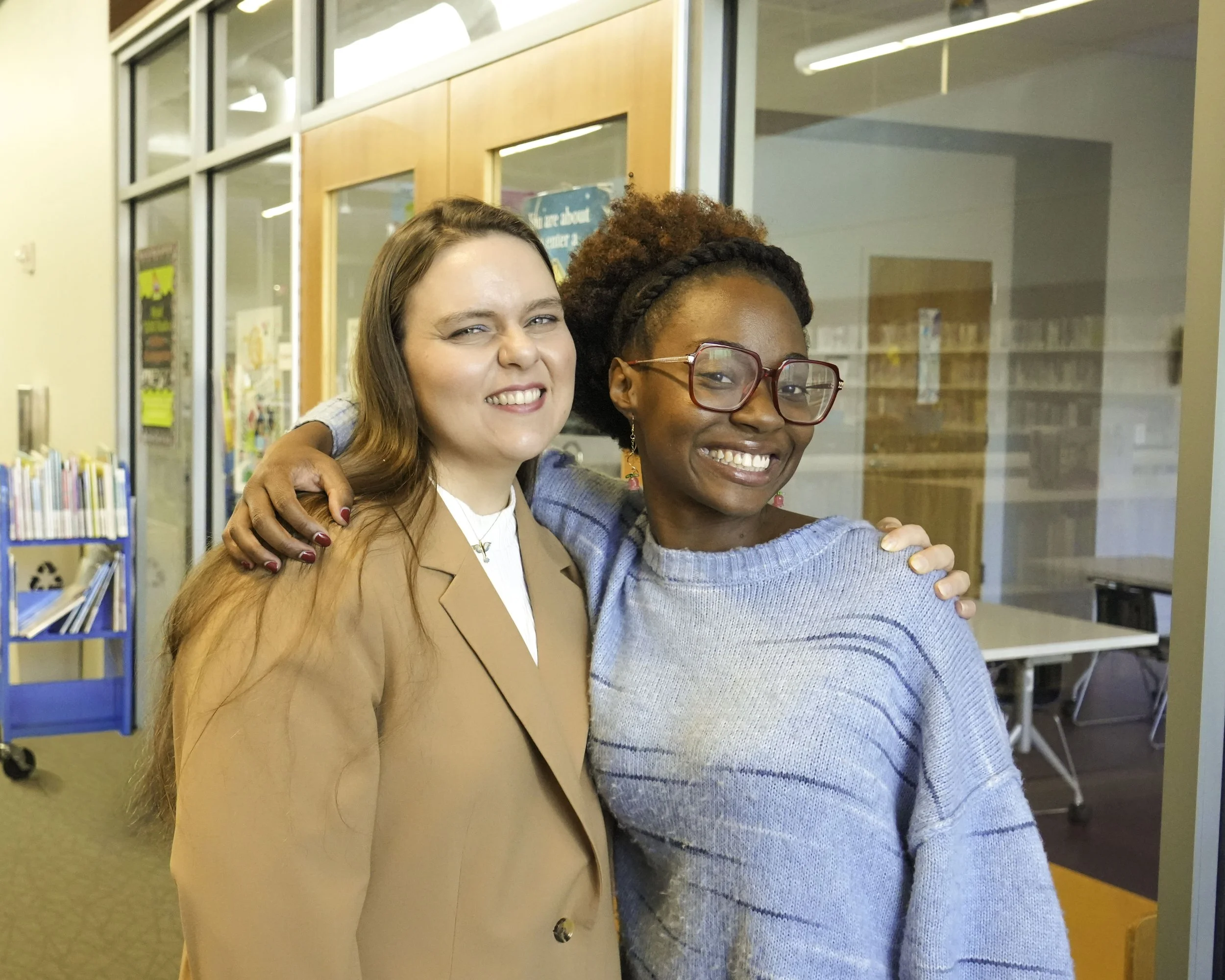 Ms. T Karisa owner and founder of Holistic education services with Lailona Holloway as creative director and executive assistant teamwork family and parent advocacy tutoring