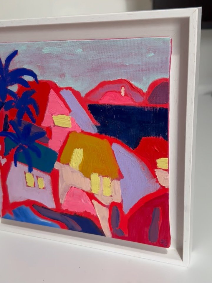 SOLD &lsquo;up through st ives&rsquo; 
The summer show at @penwithgallery had been open for less than 3 days (I hadn&rsquo;t made it over to see where my piece was hung yet even!) when I got the news it had sold! It turns out it had a fantastic space
