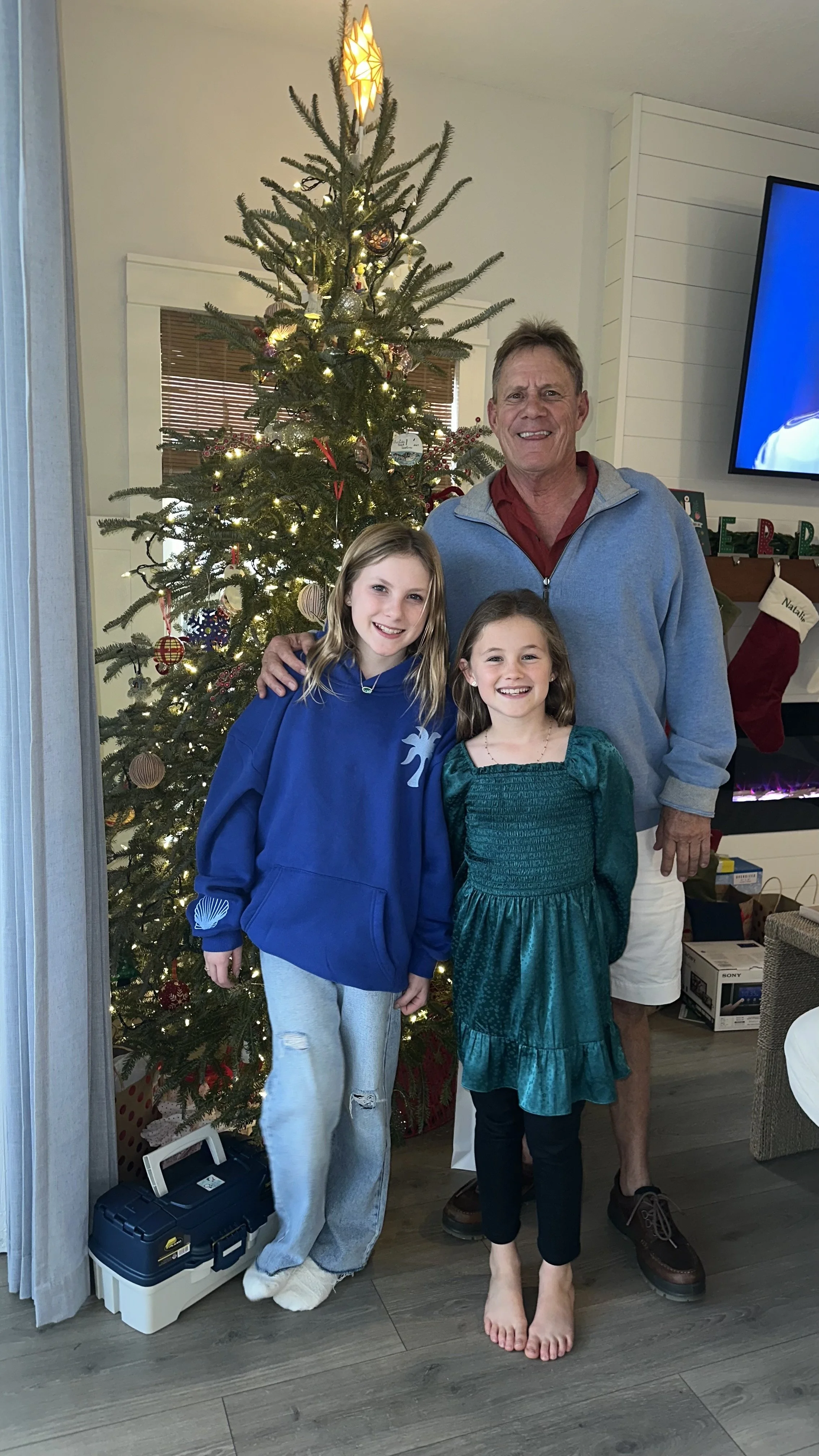 Sofloire—Shutters, Shades, and Blinds—Owner and Founder, Scott Mandelbaum with grandaughters.