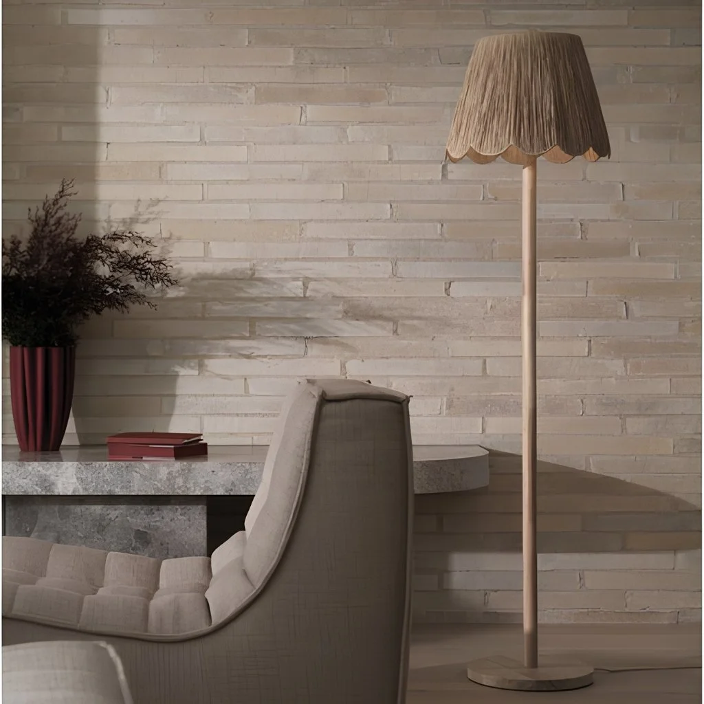 Rattan Floor Lamp