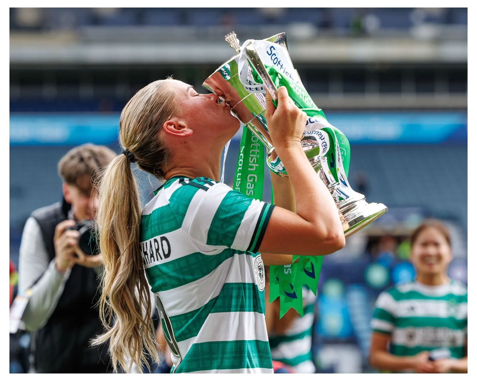 Celtic beat Rangers to win the Scottish Gas Women&rsquo;s Scottish Cup.

A first half goal by Morgan Cross the difference.

Images shot for @gettyimages - &copy;️ WM Sport Media / Getty Images 

#celticfc #rangersfc #celticwomen #rangerswomen #womens