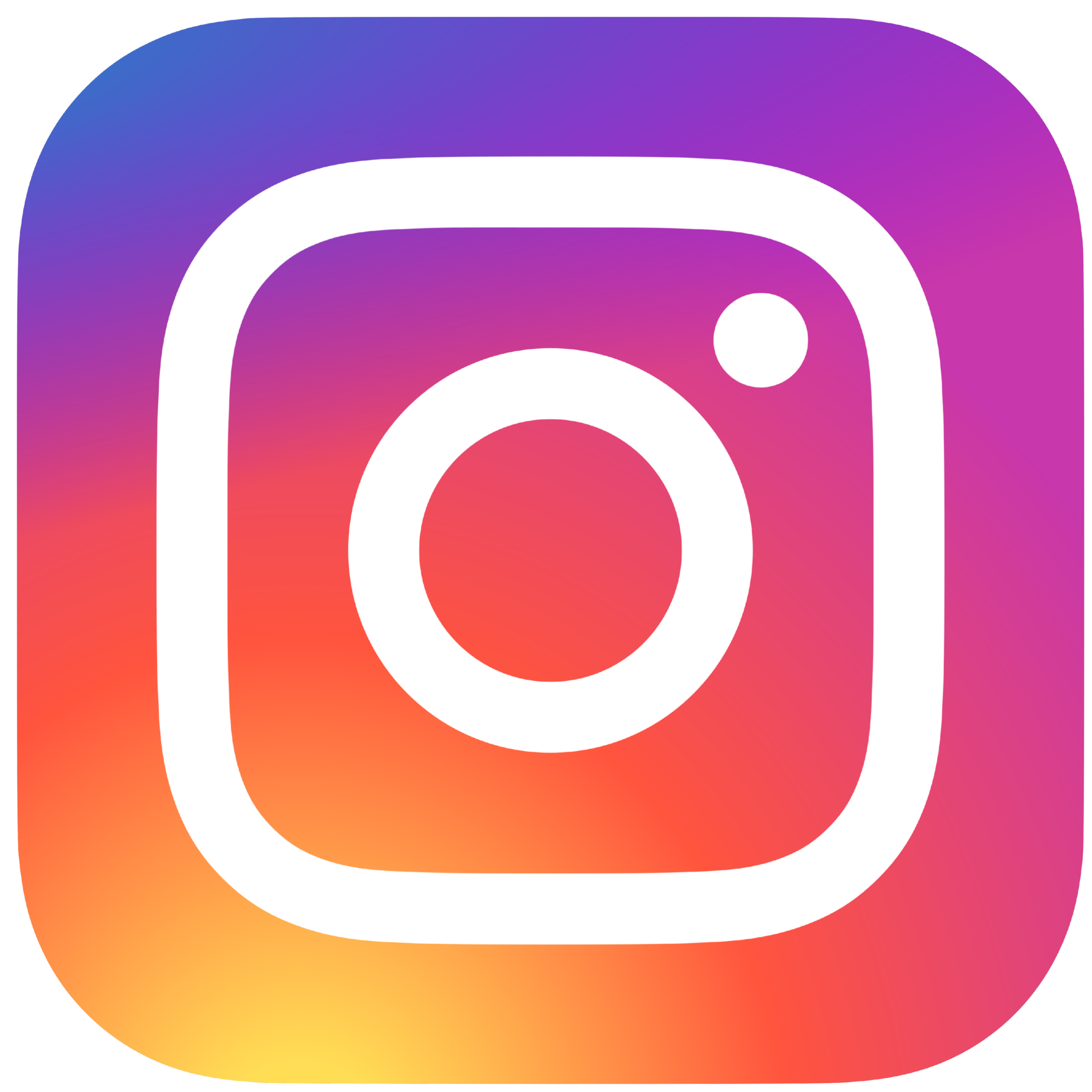 Colorful gradient image with a stylized camera icon in the center.