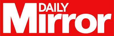 Daily Mirror logo with red background and white text