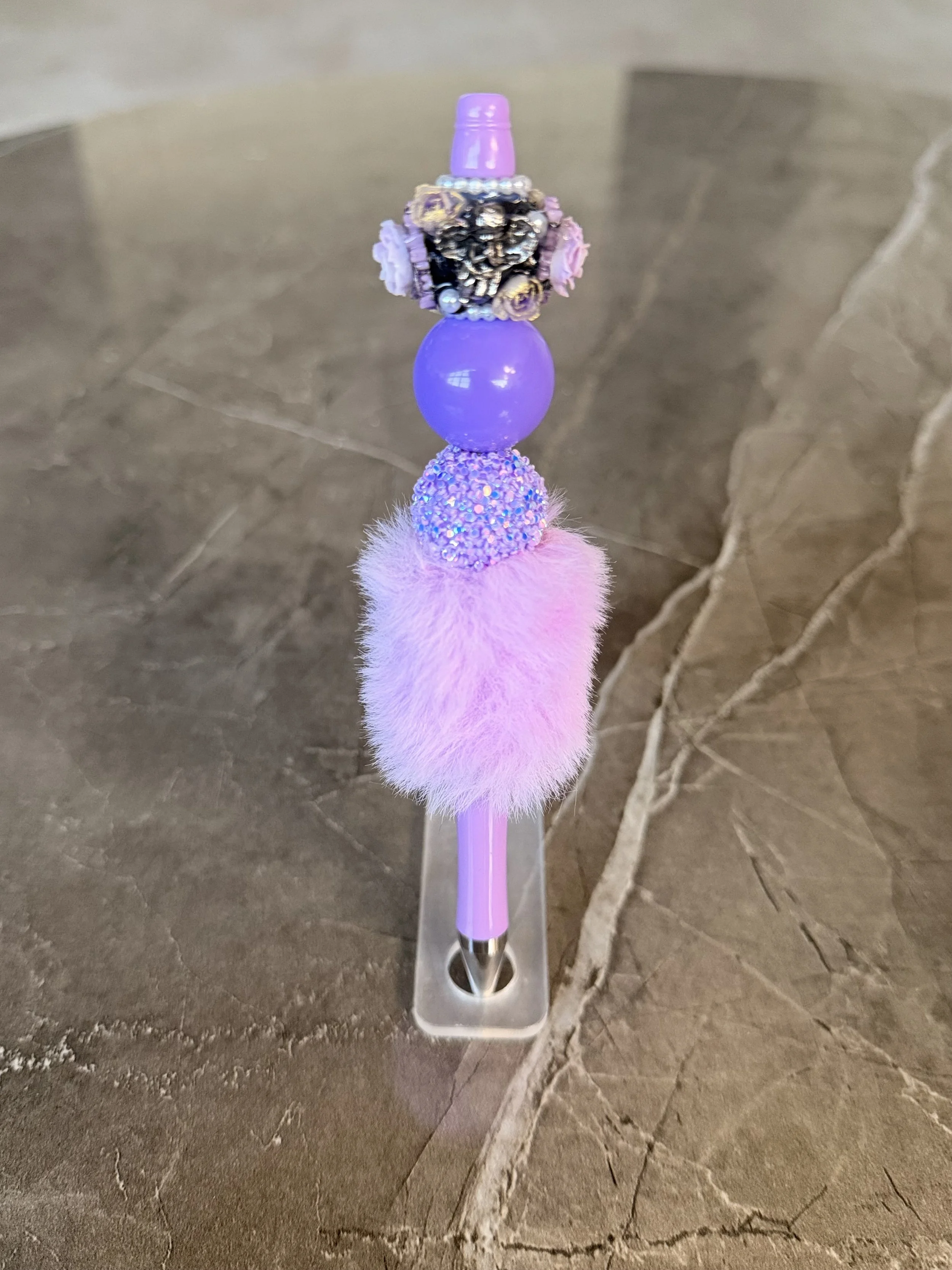 Lavender Furry Angel Pen