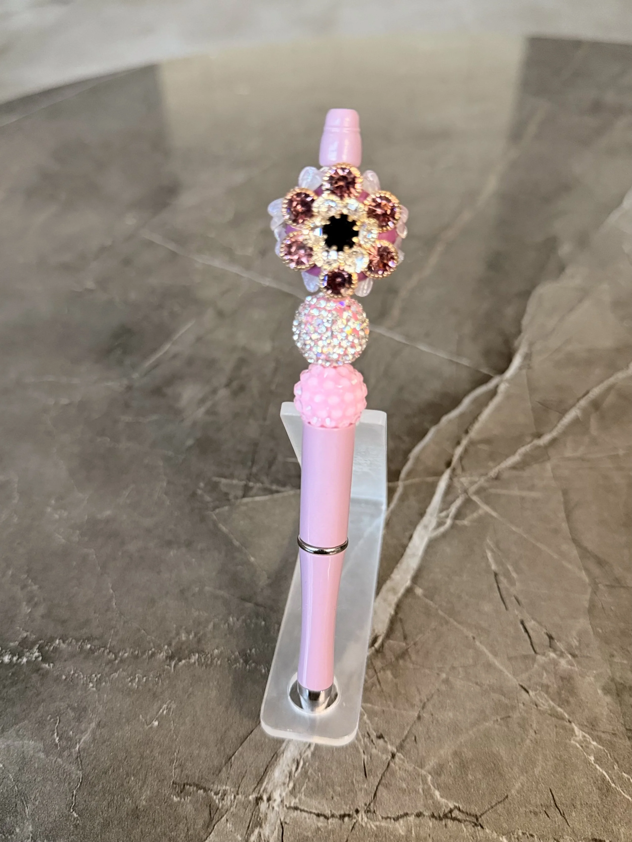 Pink Champagne Bloom Pen