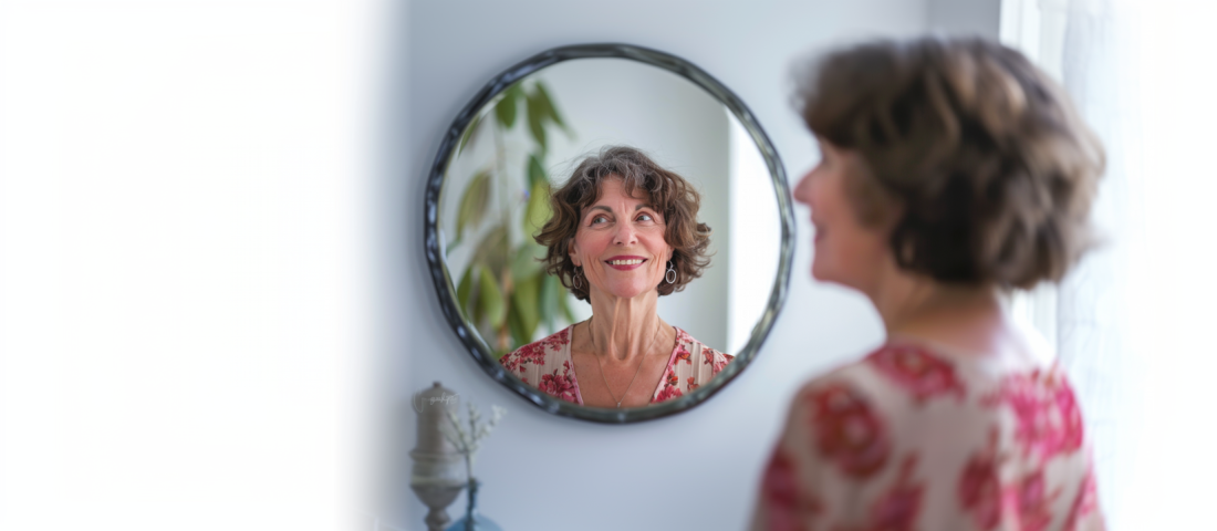Healthy senior woman