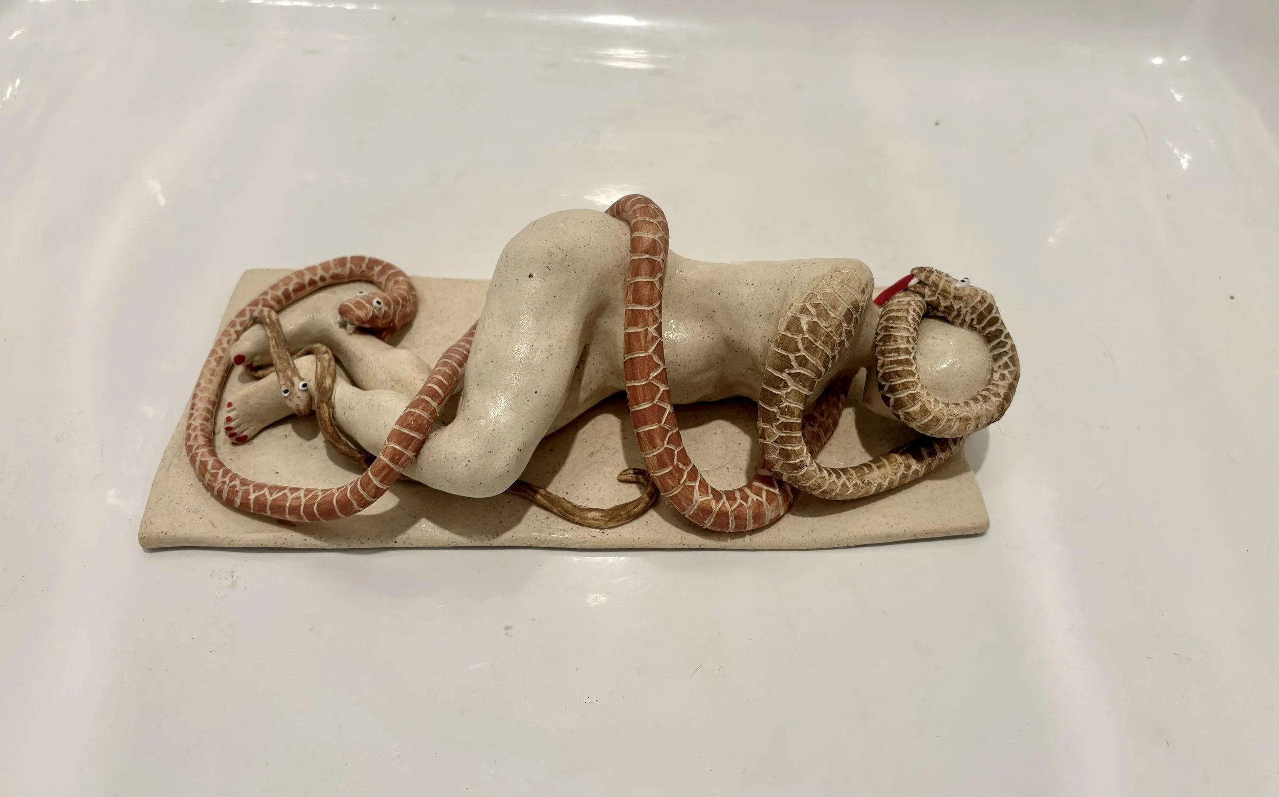 Side-lying snake. $300. SOLD