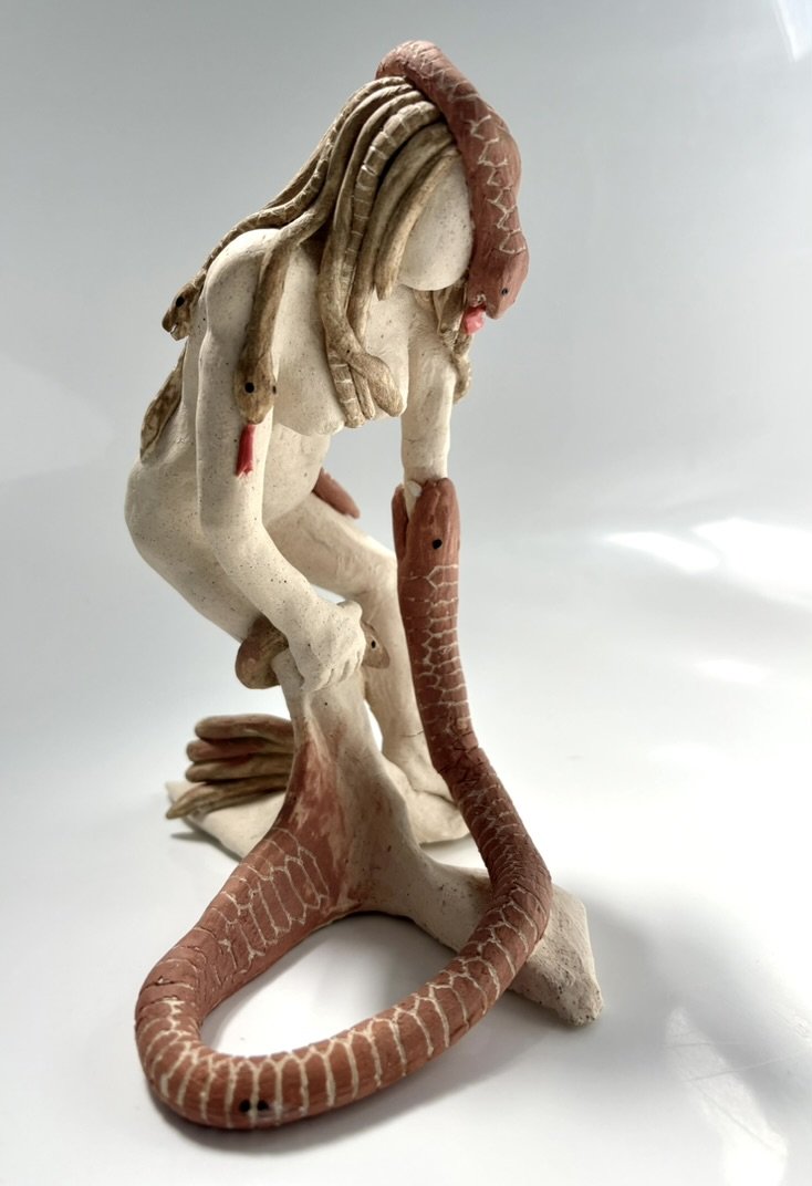 Standing snake (small crack on leg). $75