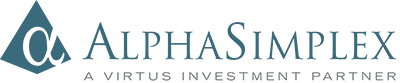 Logo for AlphaSIMPLEX, a Virtus Investment Partner.