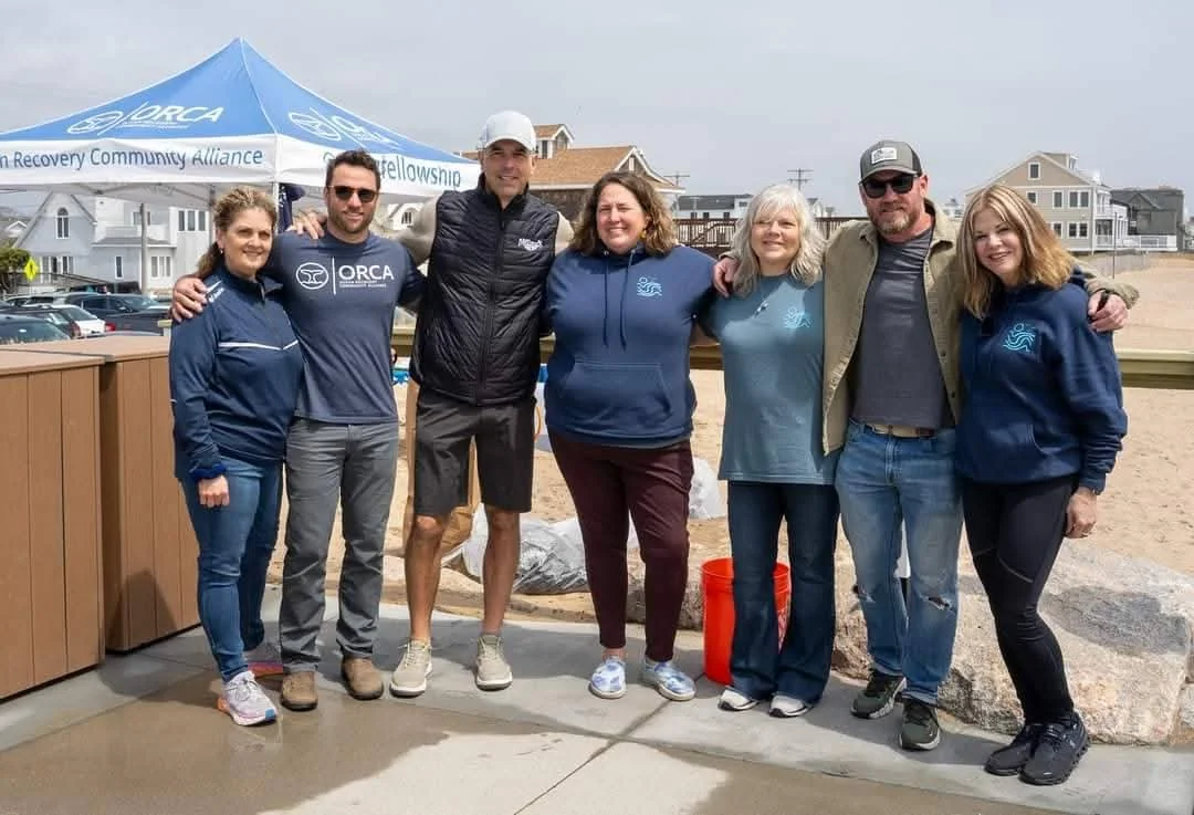 Board members of the Misquamicut Beach Foundation at the Artisan Market in Westerly, RI.
