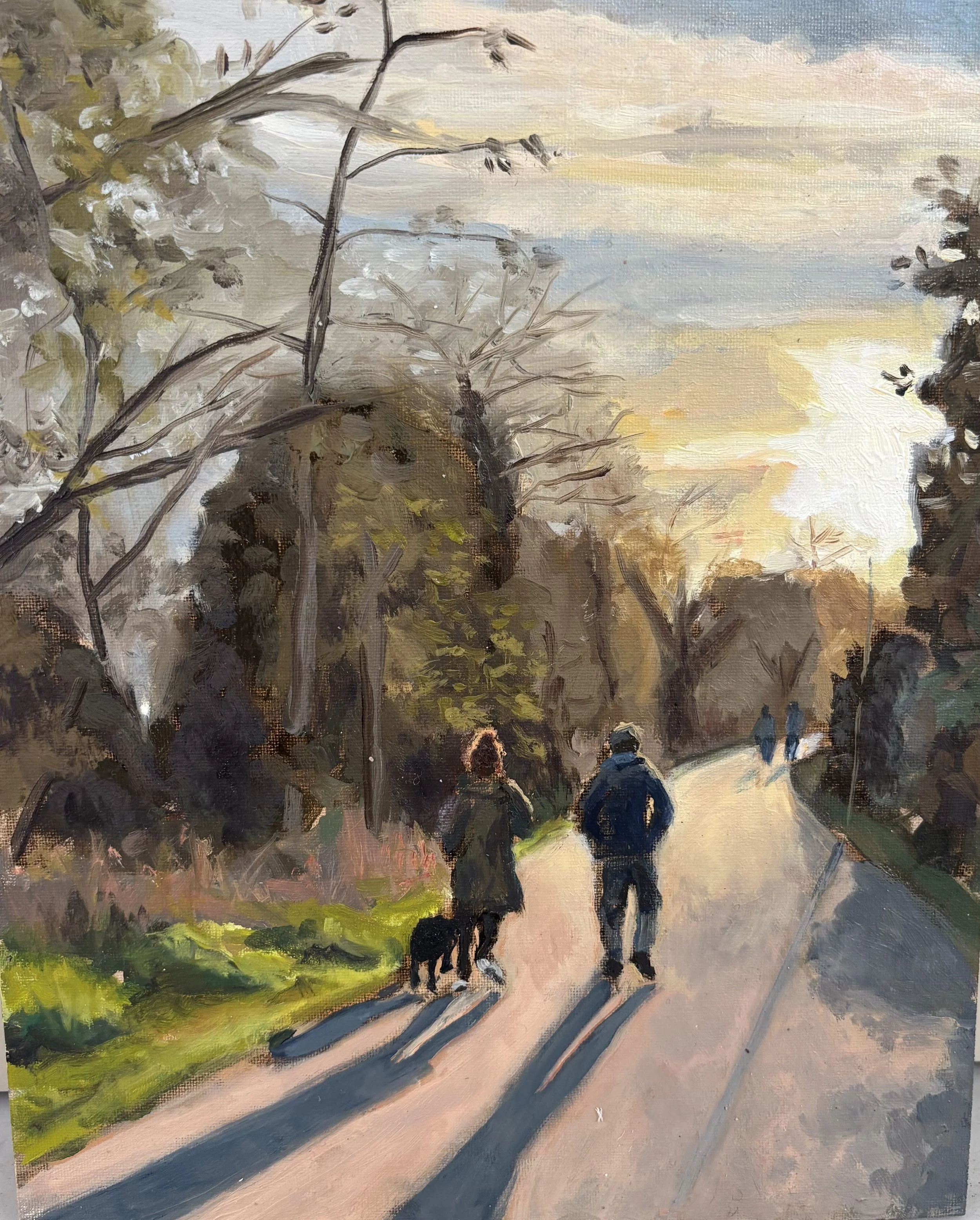 EVENING LIGHT ON THE GREENWAY