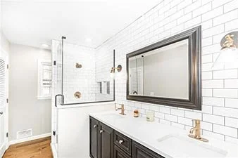 Modern Bathroom 
Construction 
Modern Design 
White Bathroom 
Elegant Bathroom 
Kansas Construction 
Design and Construction 