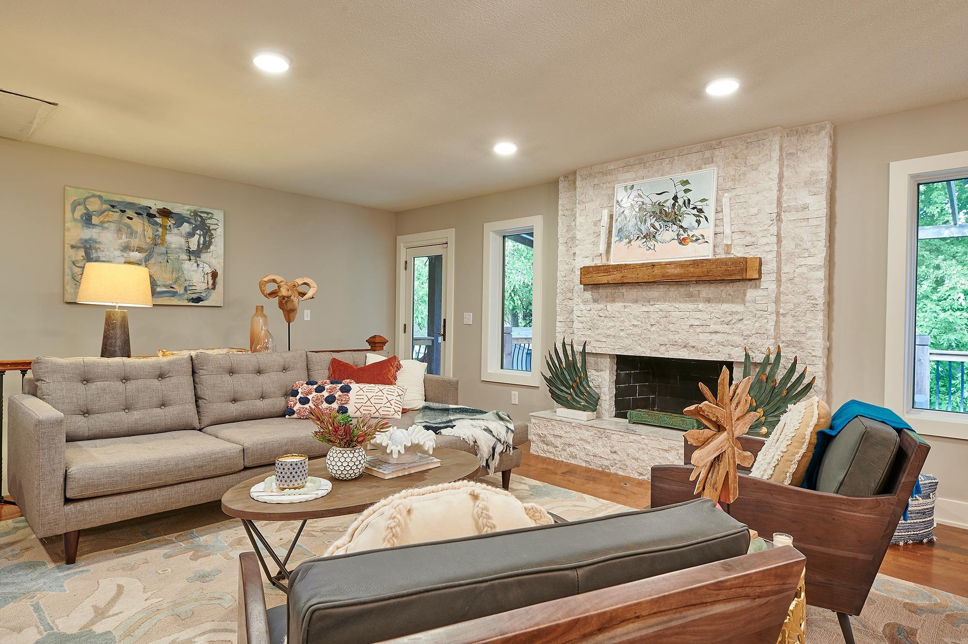 Modern Living Room 
Cozy Living Room 
Wood Living Room  
Construction 
Modern Design 
Kansas Construction 
Design and Construction
