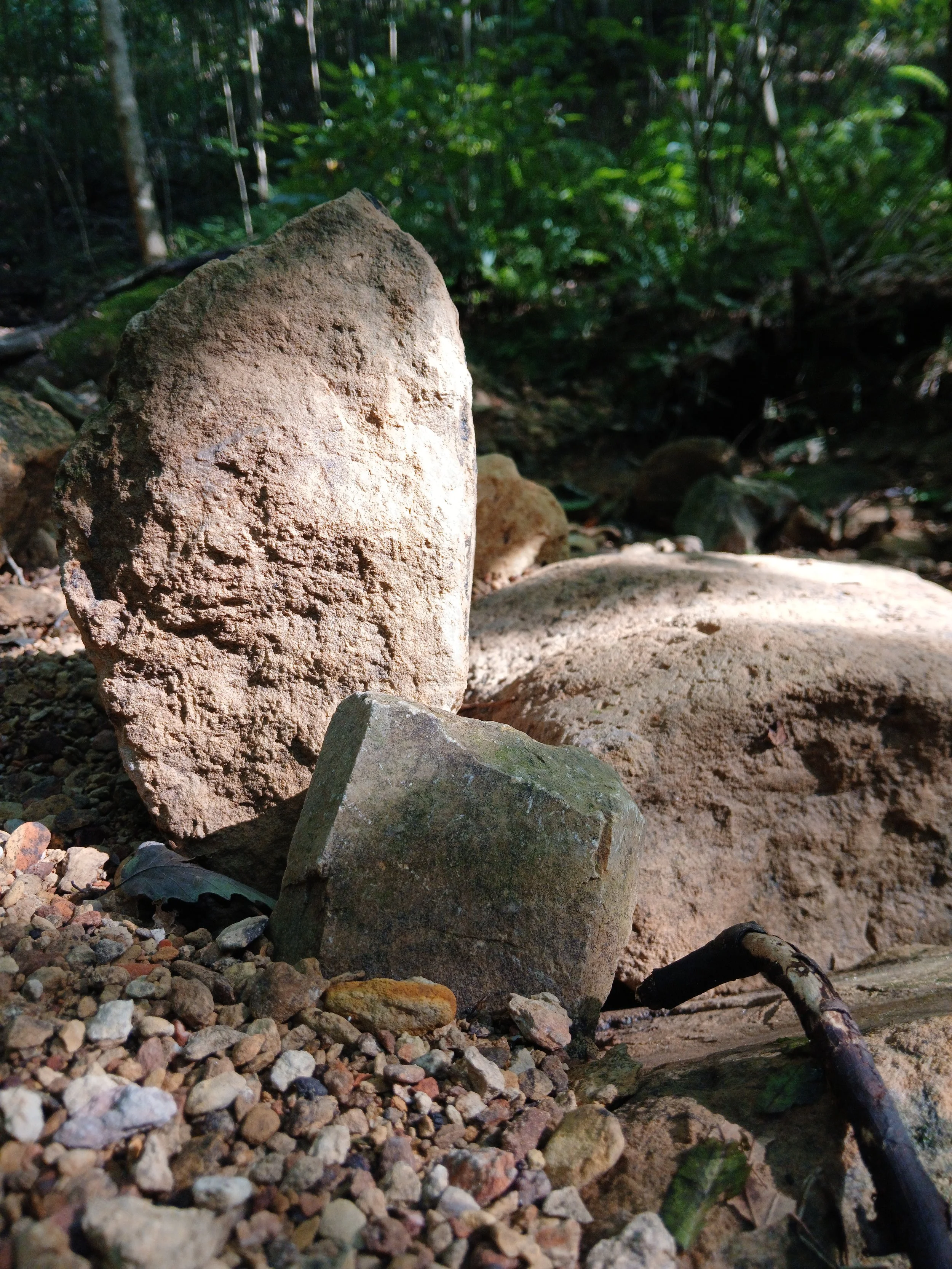 stones creek bed sun