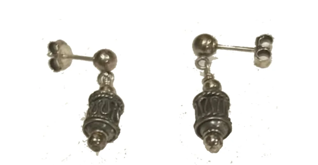 Vintage Sterling Thai Style Necklace and Drop Earring 2 copy.jpg