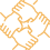 A handshake between two hands symbolizing agreement or partnership.