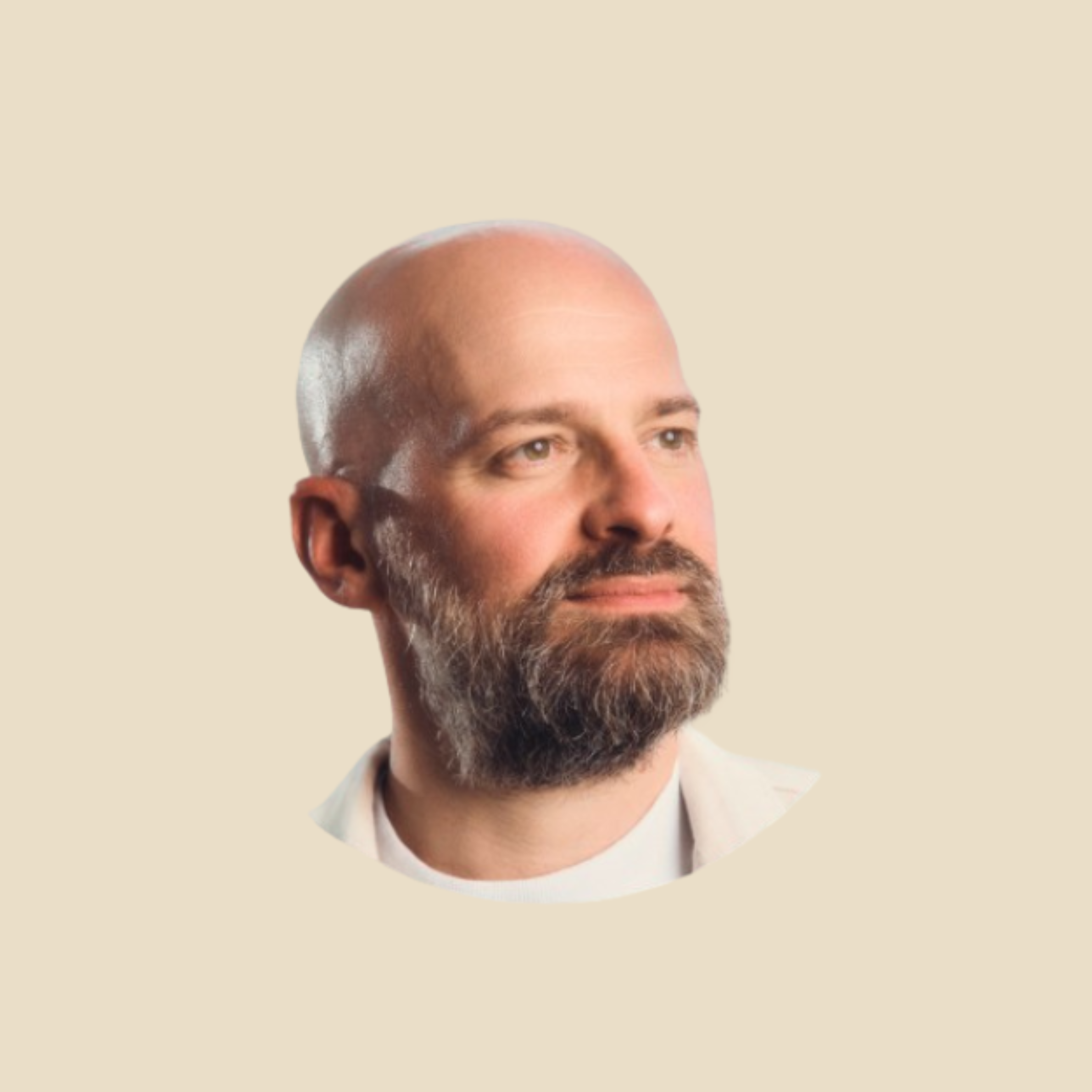 Studio portrait photography of Composty co-founder Matt Guest