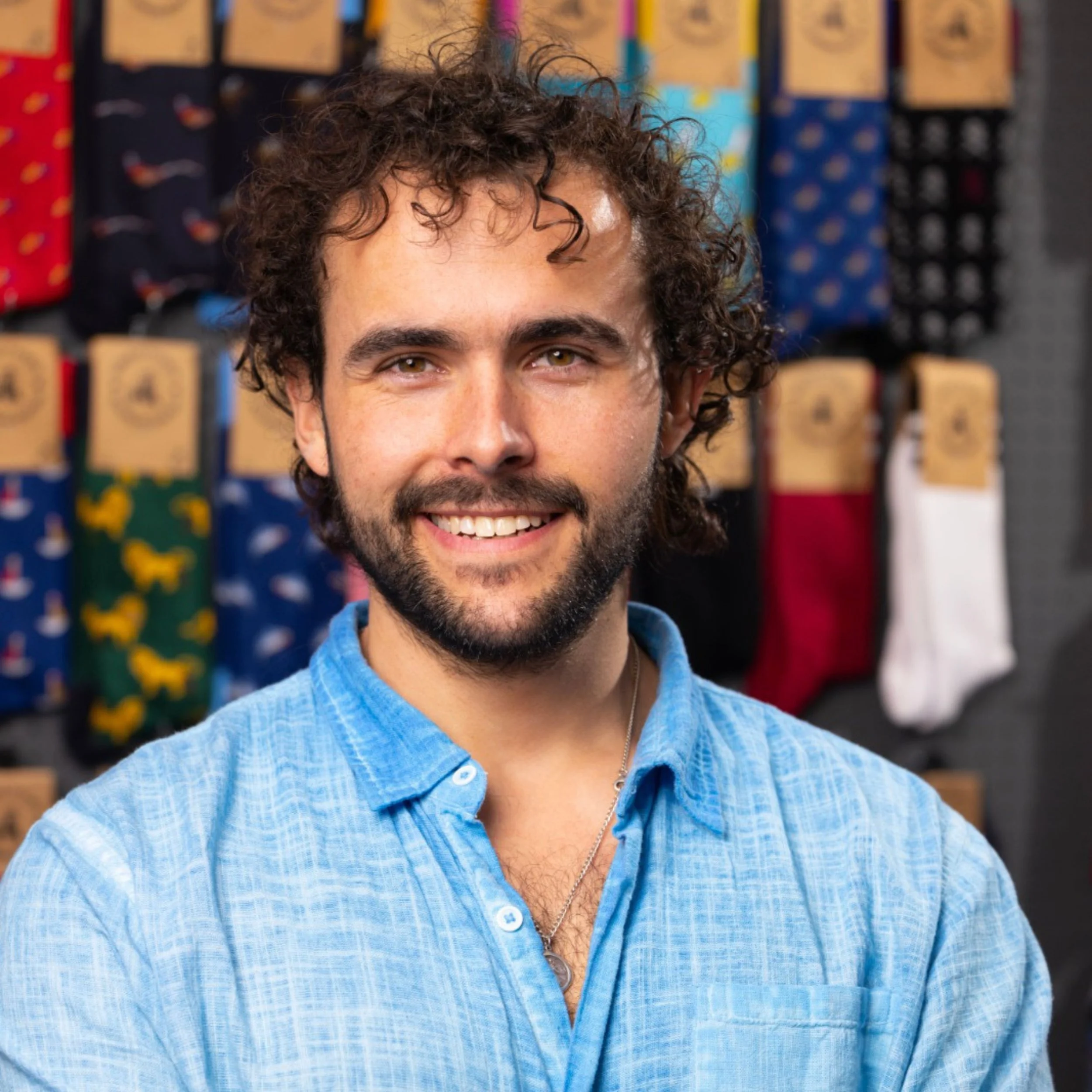 Studio portrait photography of Swole Panda co founder Oliver Slacke