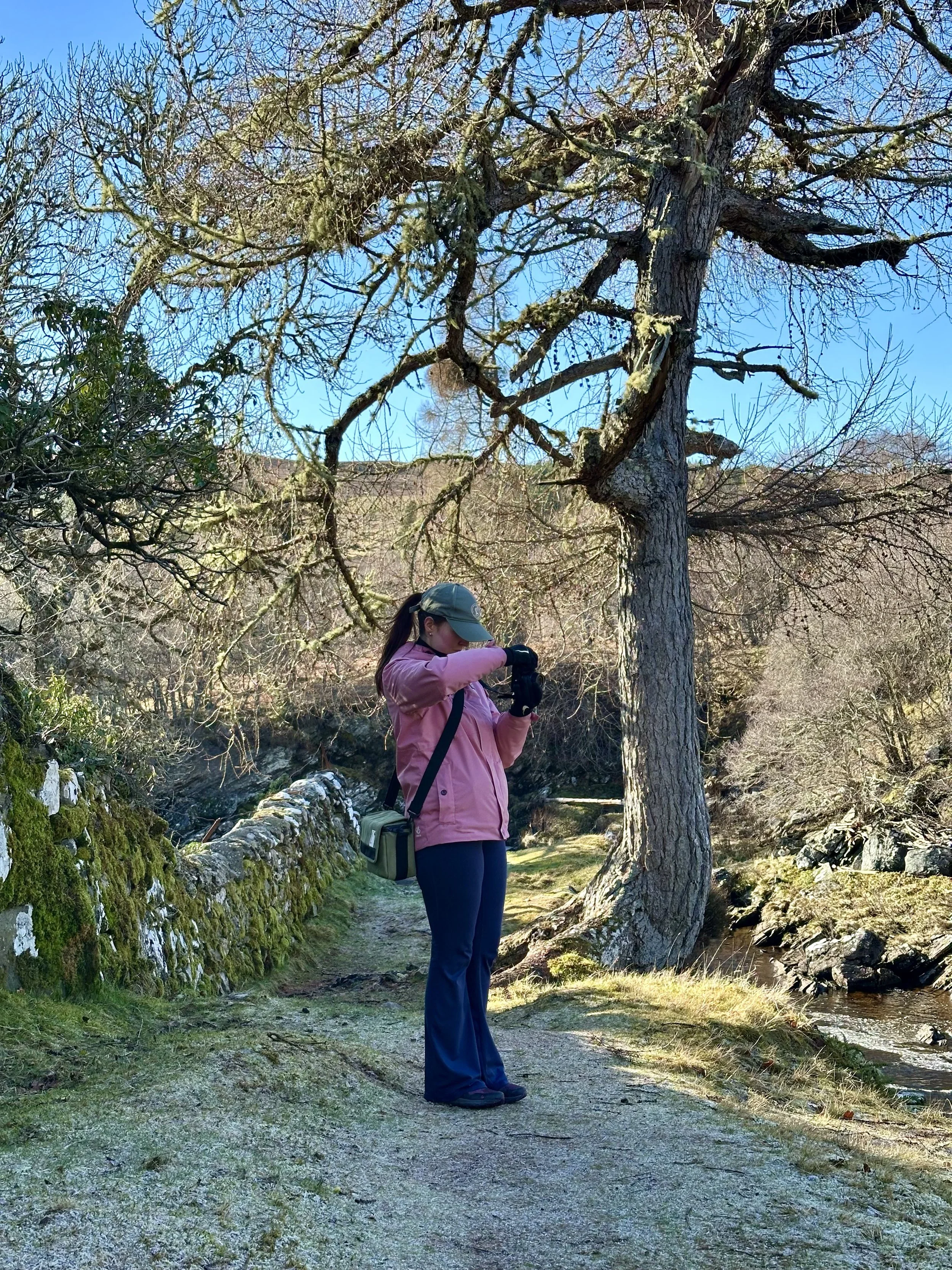 Outdoor lifestyle photography feature of Emma Burton Studio, freelance journalist and digital content creator