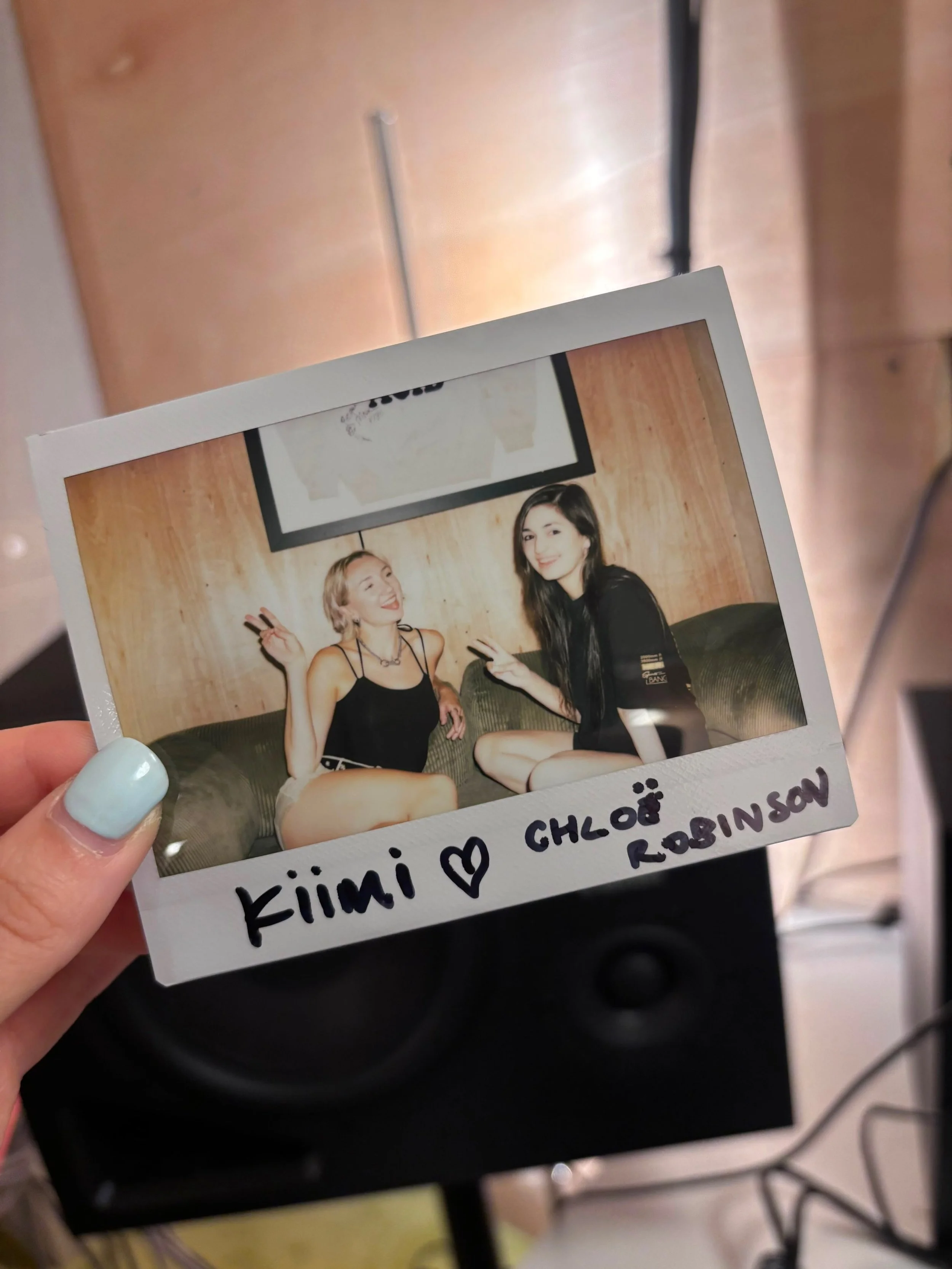 @chloerobinsondj &amp; @kiimiworld in yesterday, making some magic 🔥