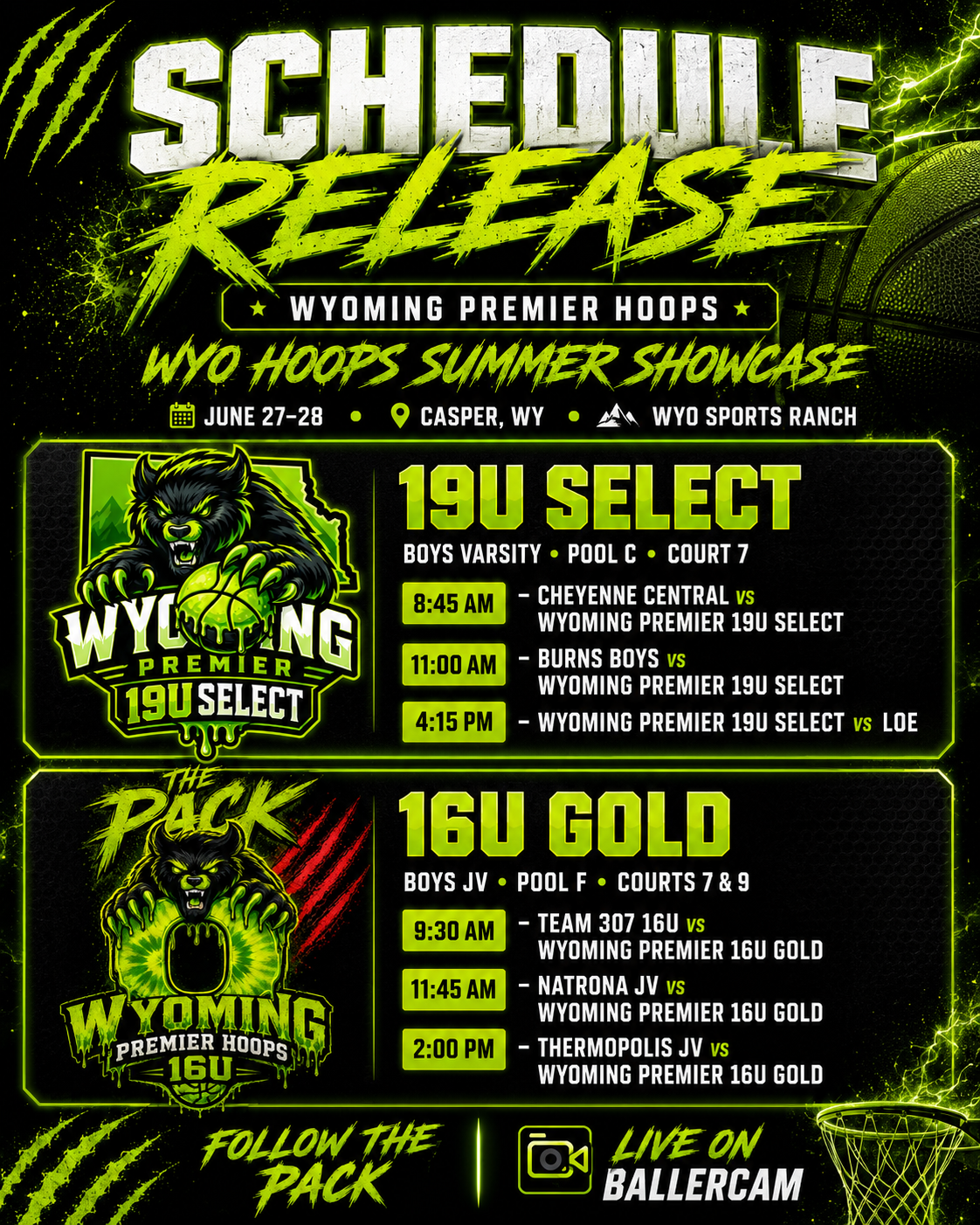 Wyoming Premier Hoops Ready for Summer Competition in Casper