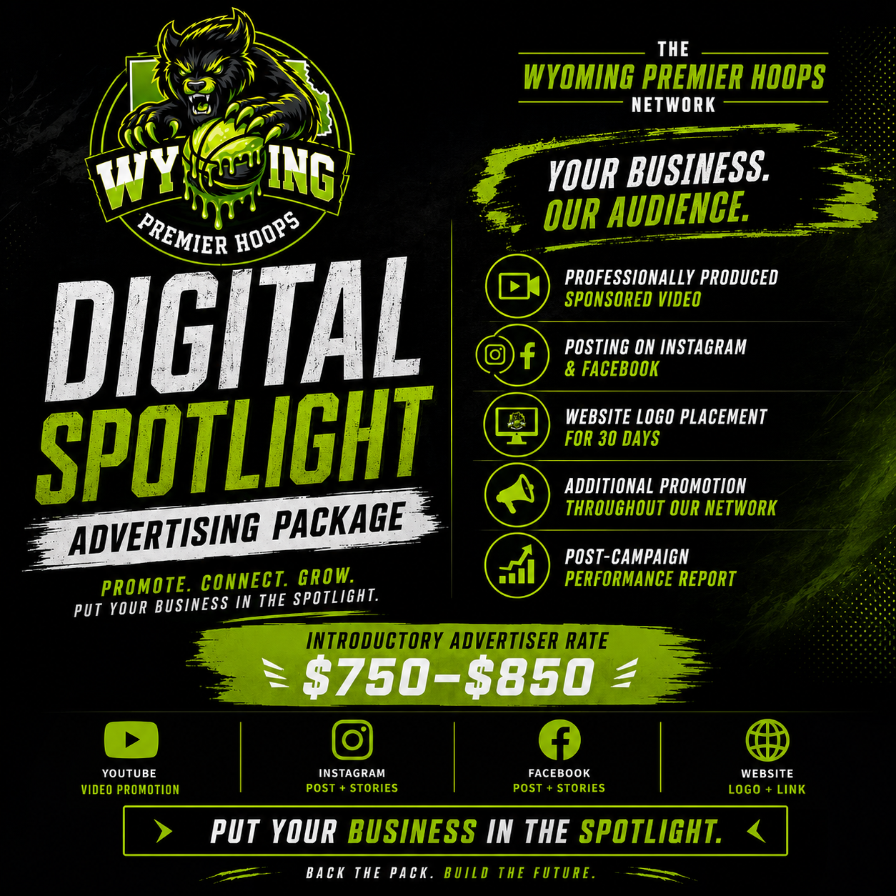 Digital Spotlight Advertising Package