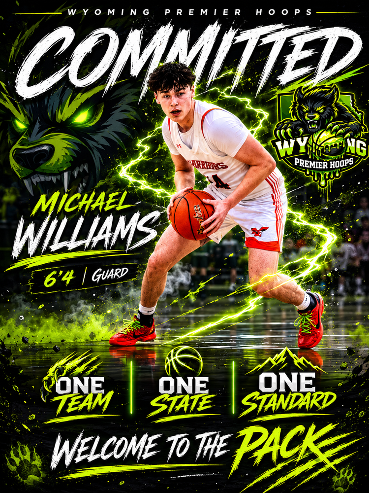 Michael Williams, number 24, Wyoming Premier Hoops 18U Select player