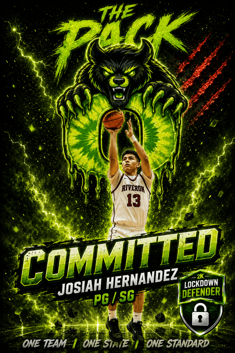 Josiah Hernandez, number 13, Wyoming Premier Hoops 18U Select player