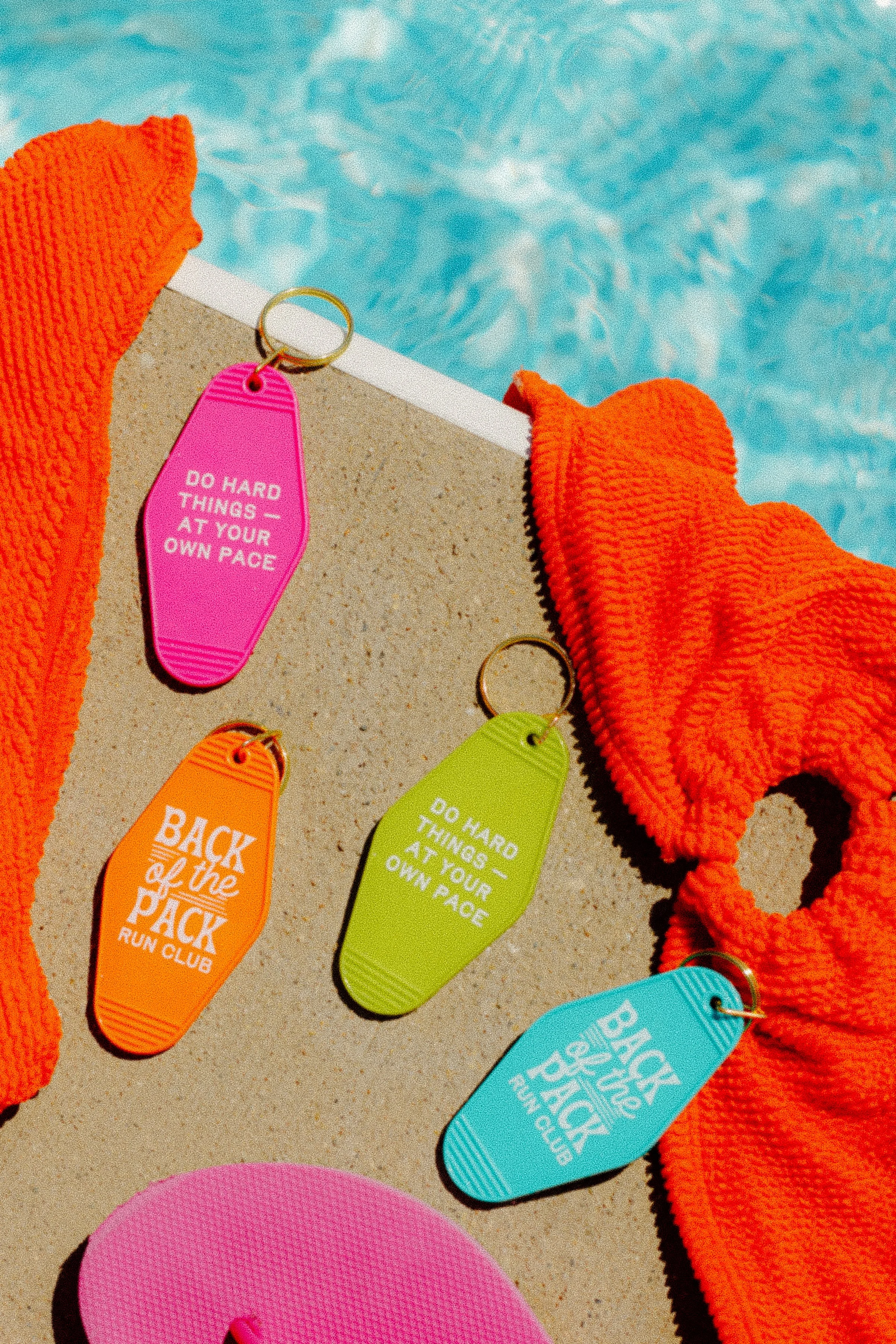 Do Hard Things Motel Keychain