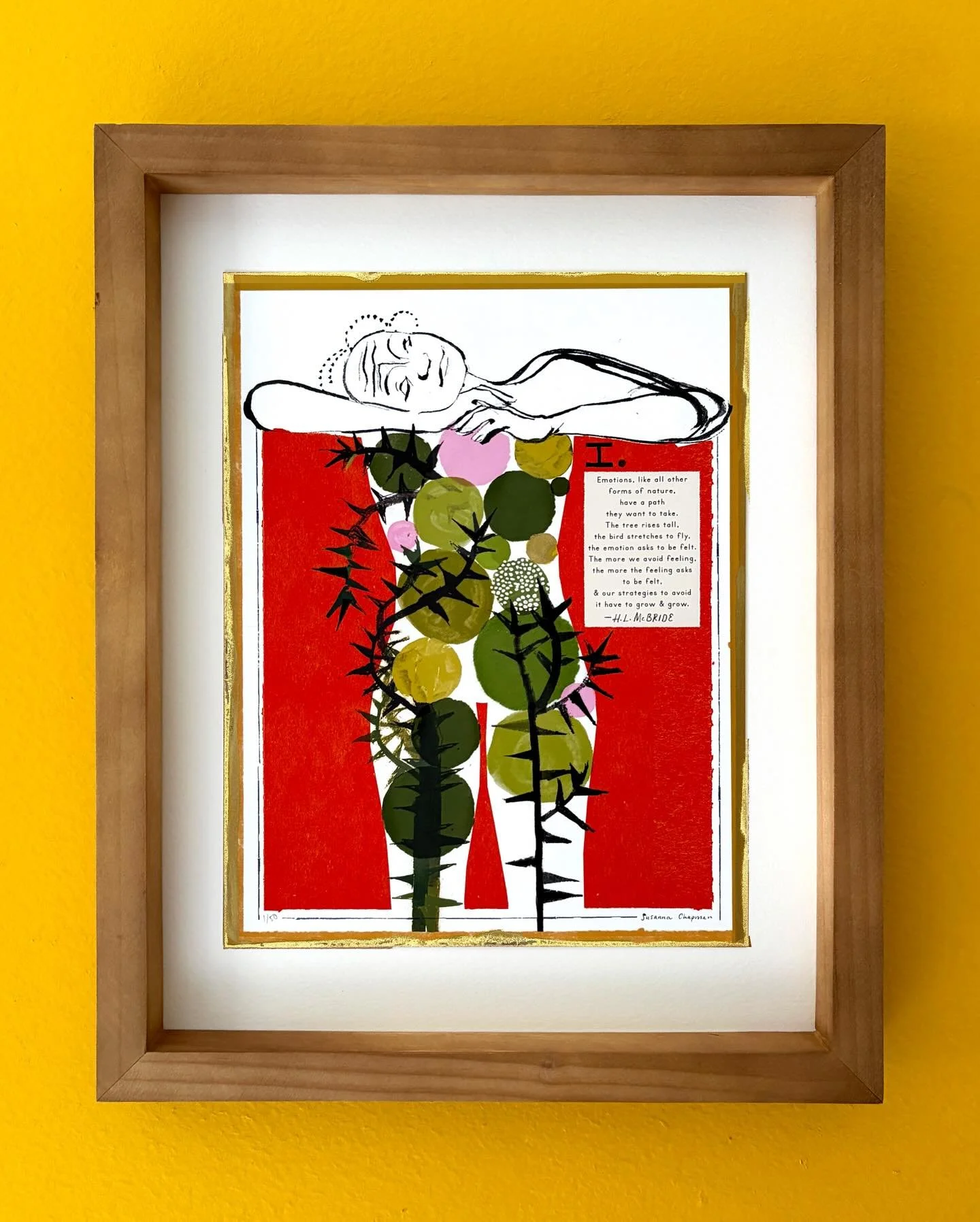 Ages ago, I (@hillaryliannamcbride ) said a few words about embodiment and emotions on a podcast episode, and artist Susanna Chapman (@susannachap ) was moved to put them into images. We first released this collab a few years ago and every time we do
