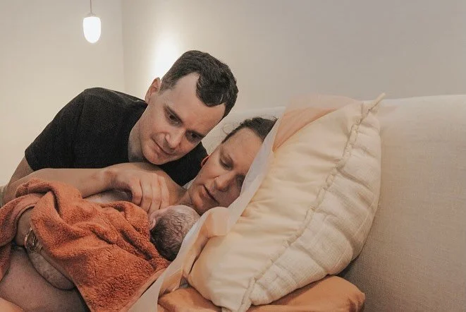 She&rsquo;s here! 
After much longing, heartbreak, and struggle, a few weeks ago we welcomed our miracle Claire earthside, and have been in a bubble of bleary eyed bliss, overwhelming gratitude, and awe since then.

I had the privilege of giving birt