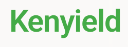 Kenyield logo in green text