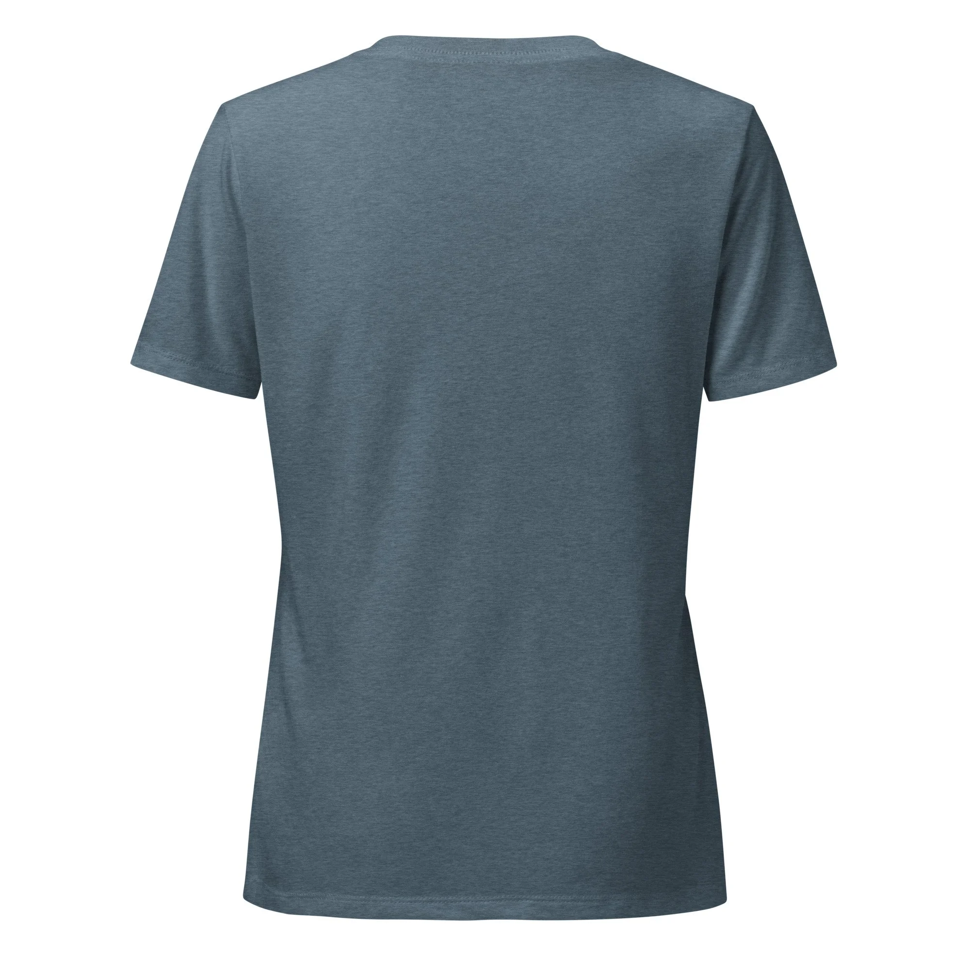 V-Neck T-Shirt — Close-up of vintage engraving ice wall and firmament dome design — Flat Earth, Hidden History — Etherfolk