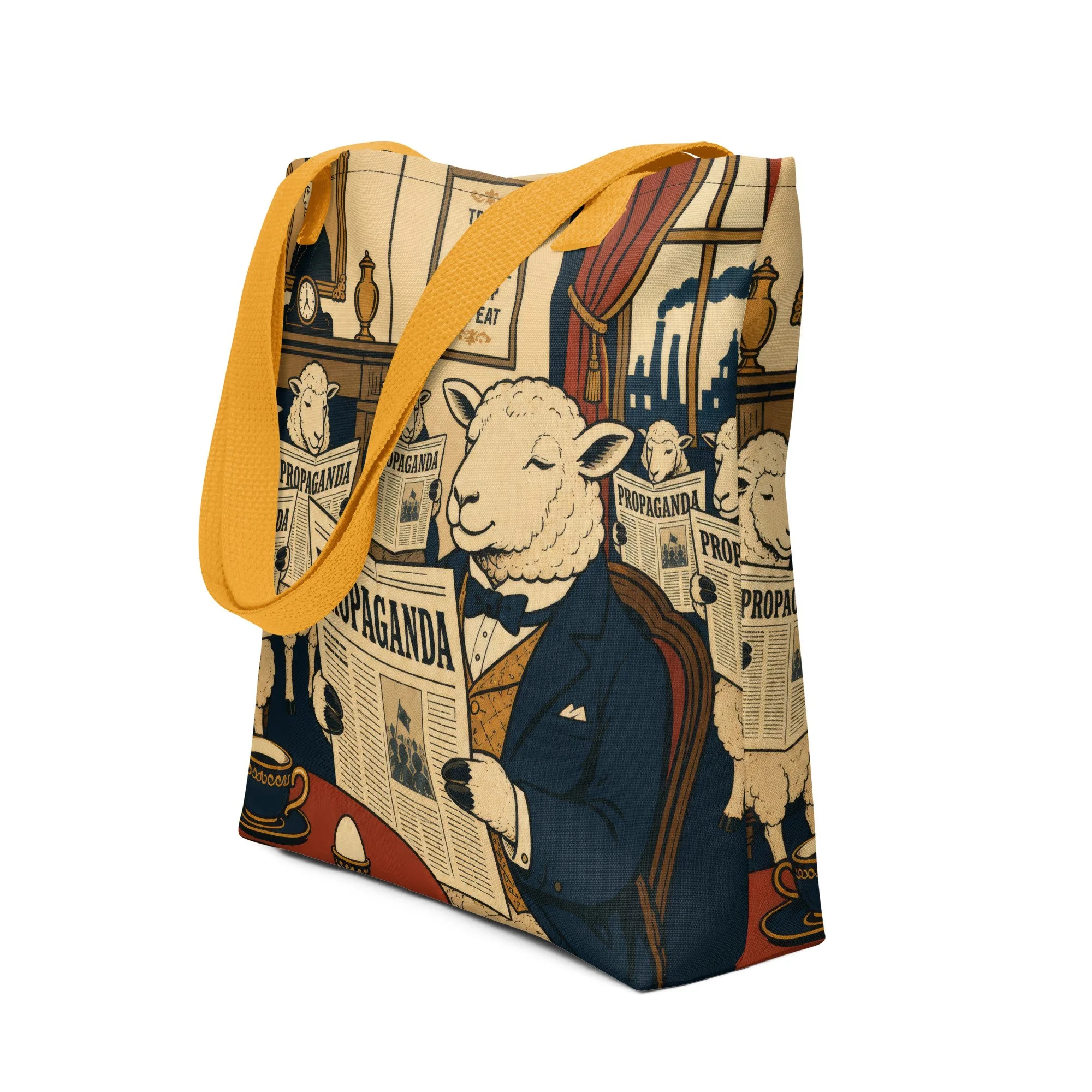 Propaganda Breakfast Tote Bag