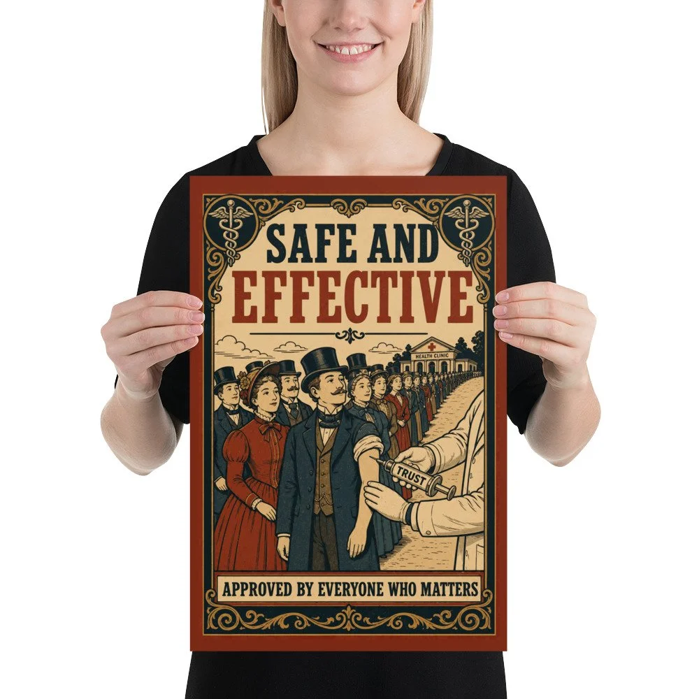 Safe and Effective Public Health Propaganda Poster