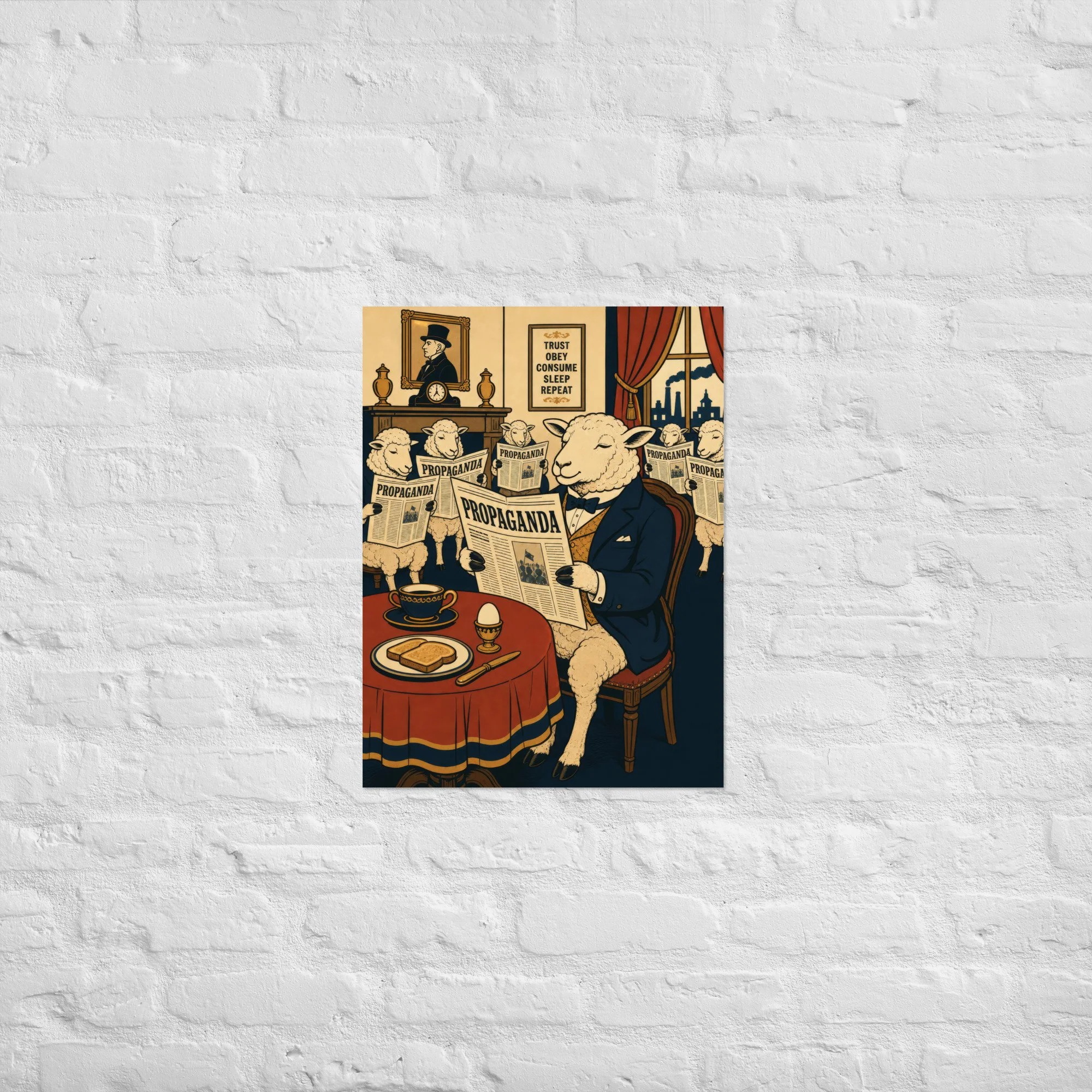 Propaganda Breakfast Poster