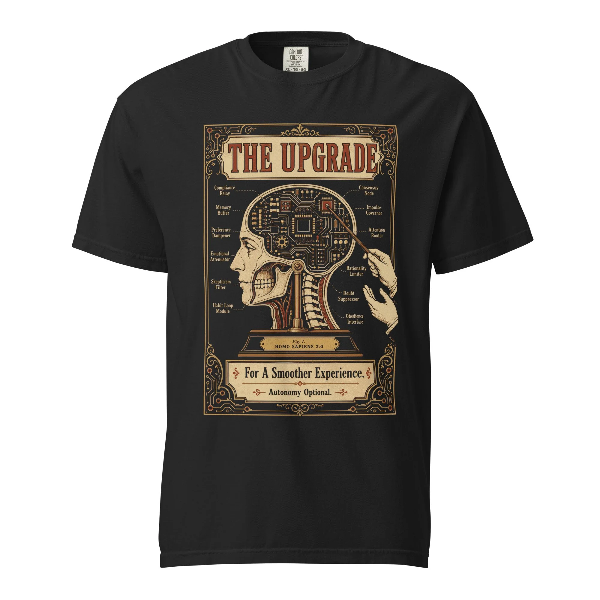 The Upgrade — Homo Sapiens 2.0 T-Shirt