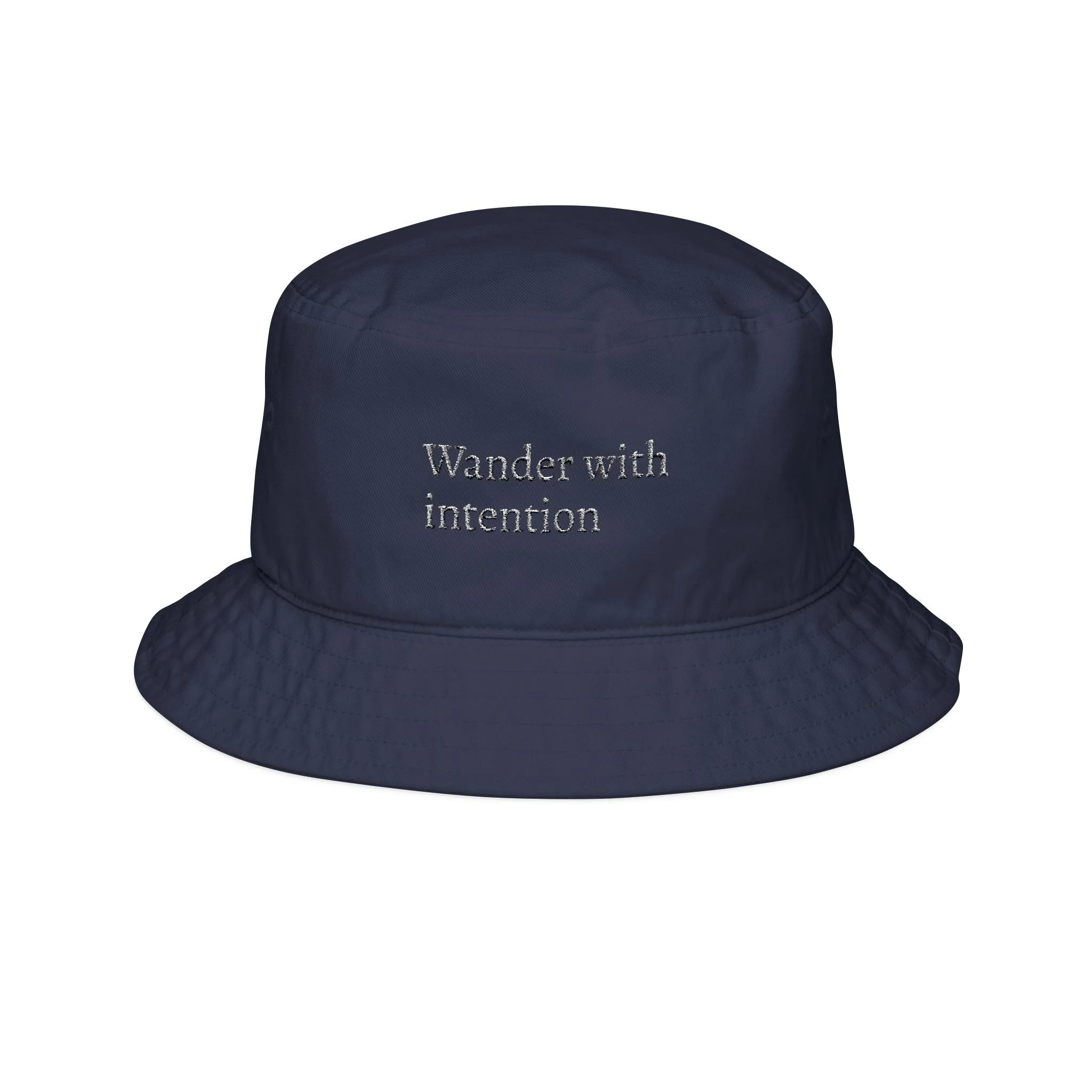 Wander with Intention Bucket Hat | Embroidered