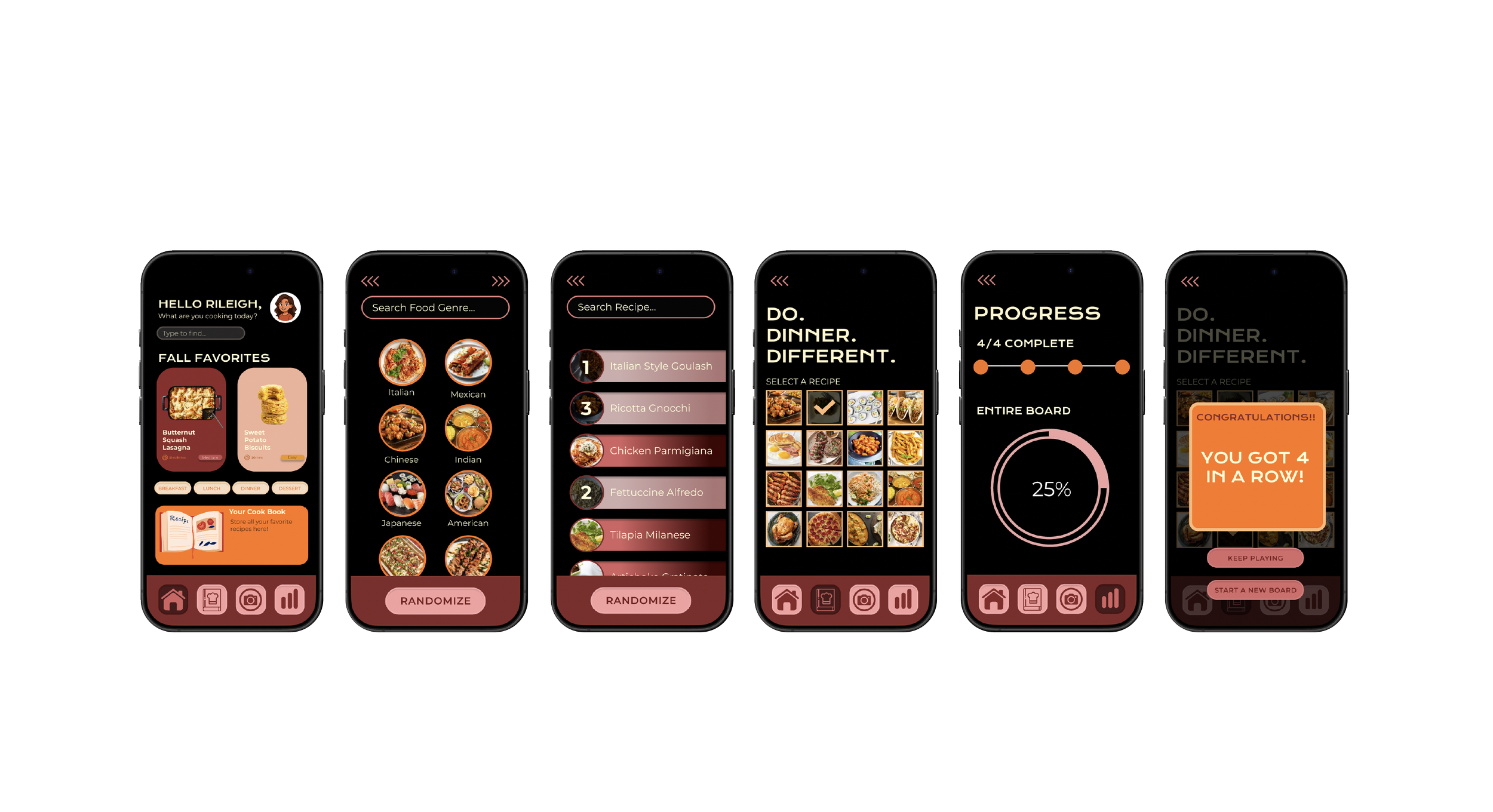 Recipe Bingo