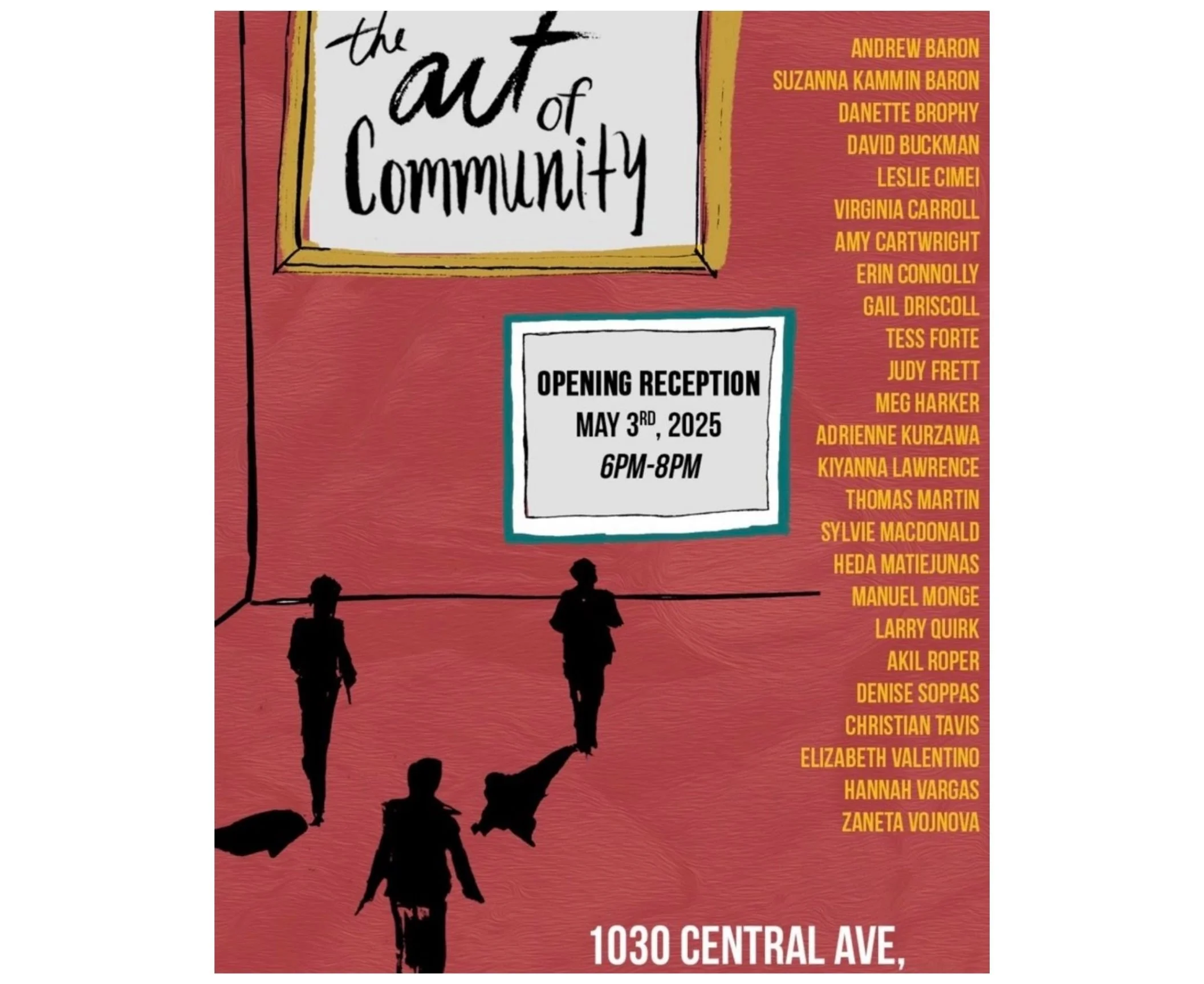 May 2025: The Art of Community juried show at duCret Center of Art