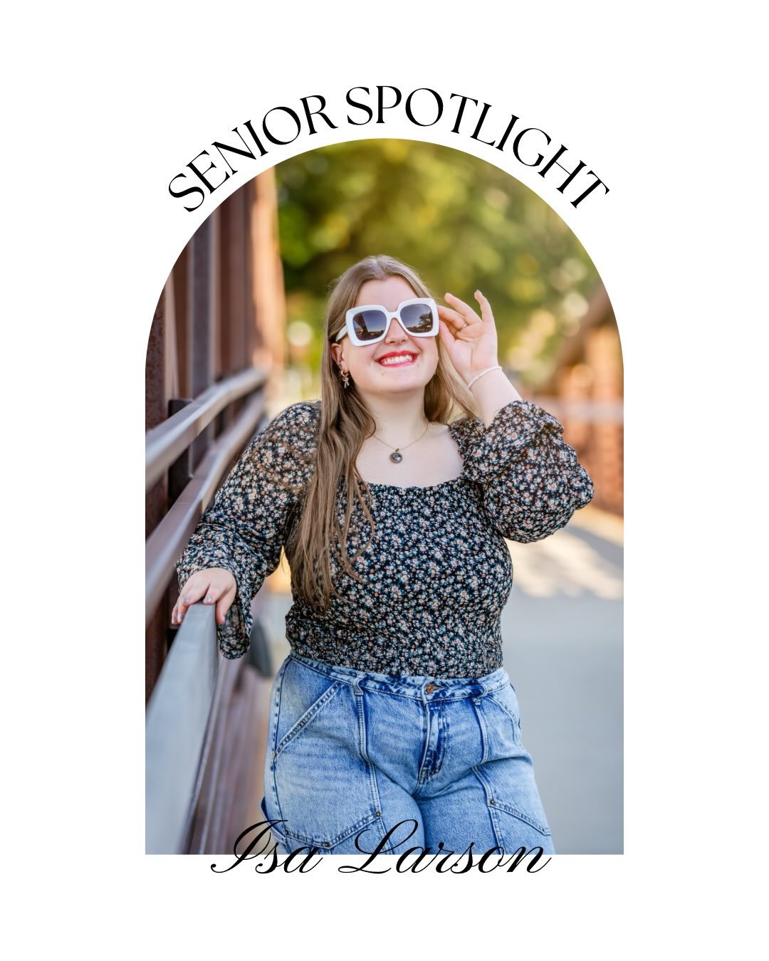 Another one of our altos: Isa!