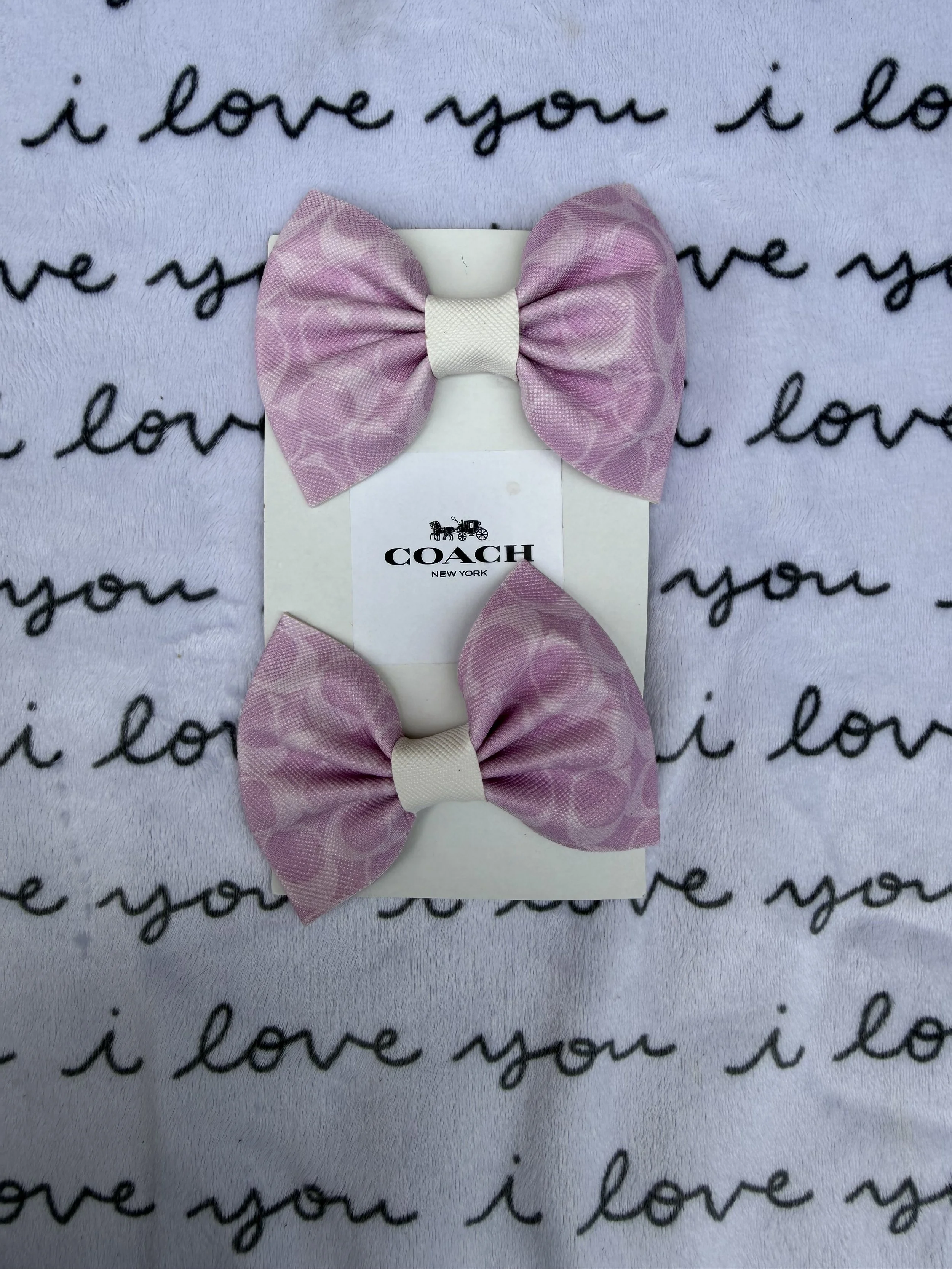 Lilac C Pair of bows