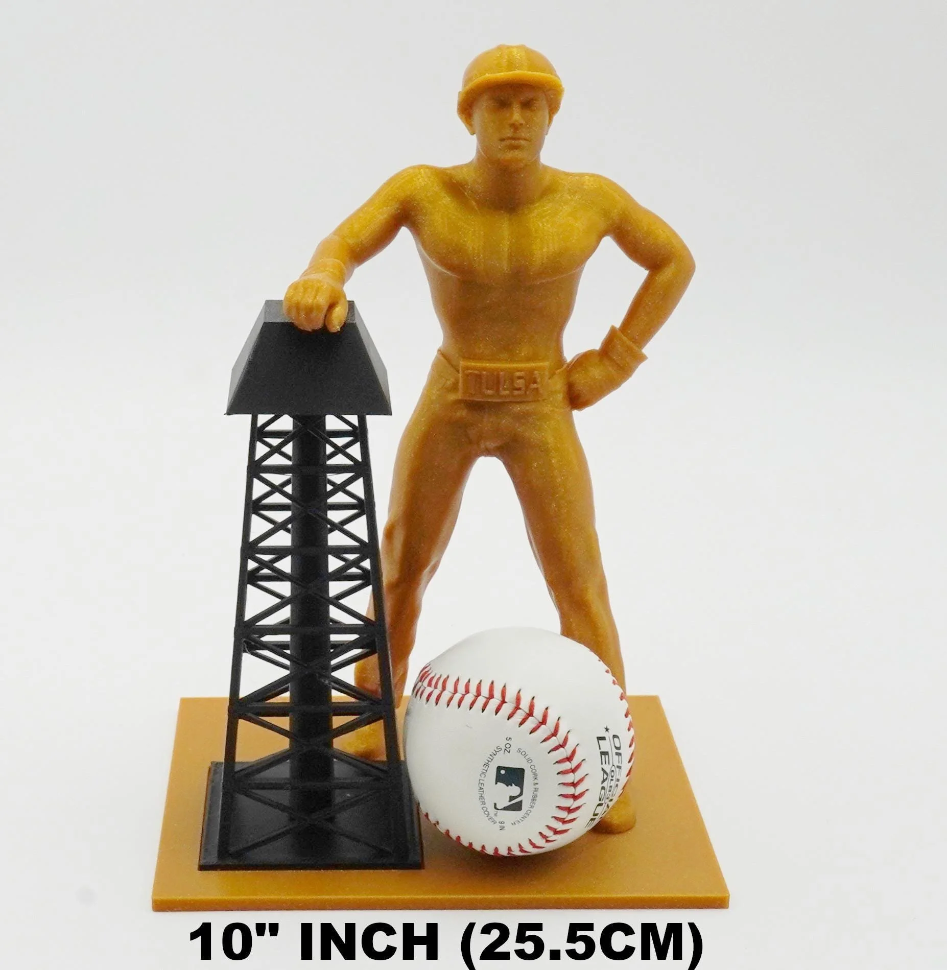 Golden Driller Statue: Tulsa Route 66 Landmark, Oil & Gas Gift