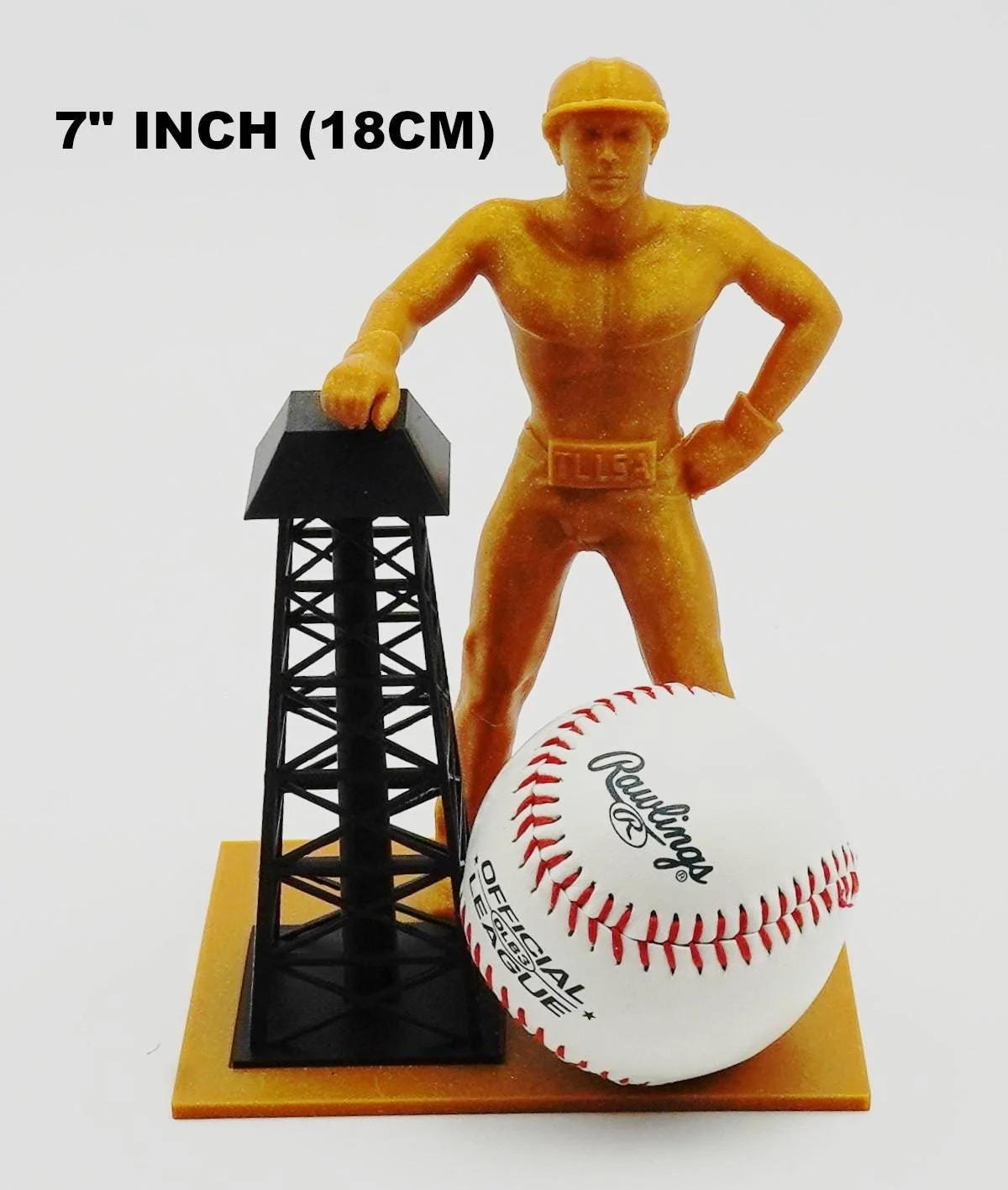 Golden Driller Statue: Tulsa Route 66 Landmark, Oil & Gas Gift