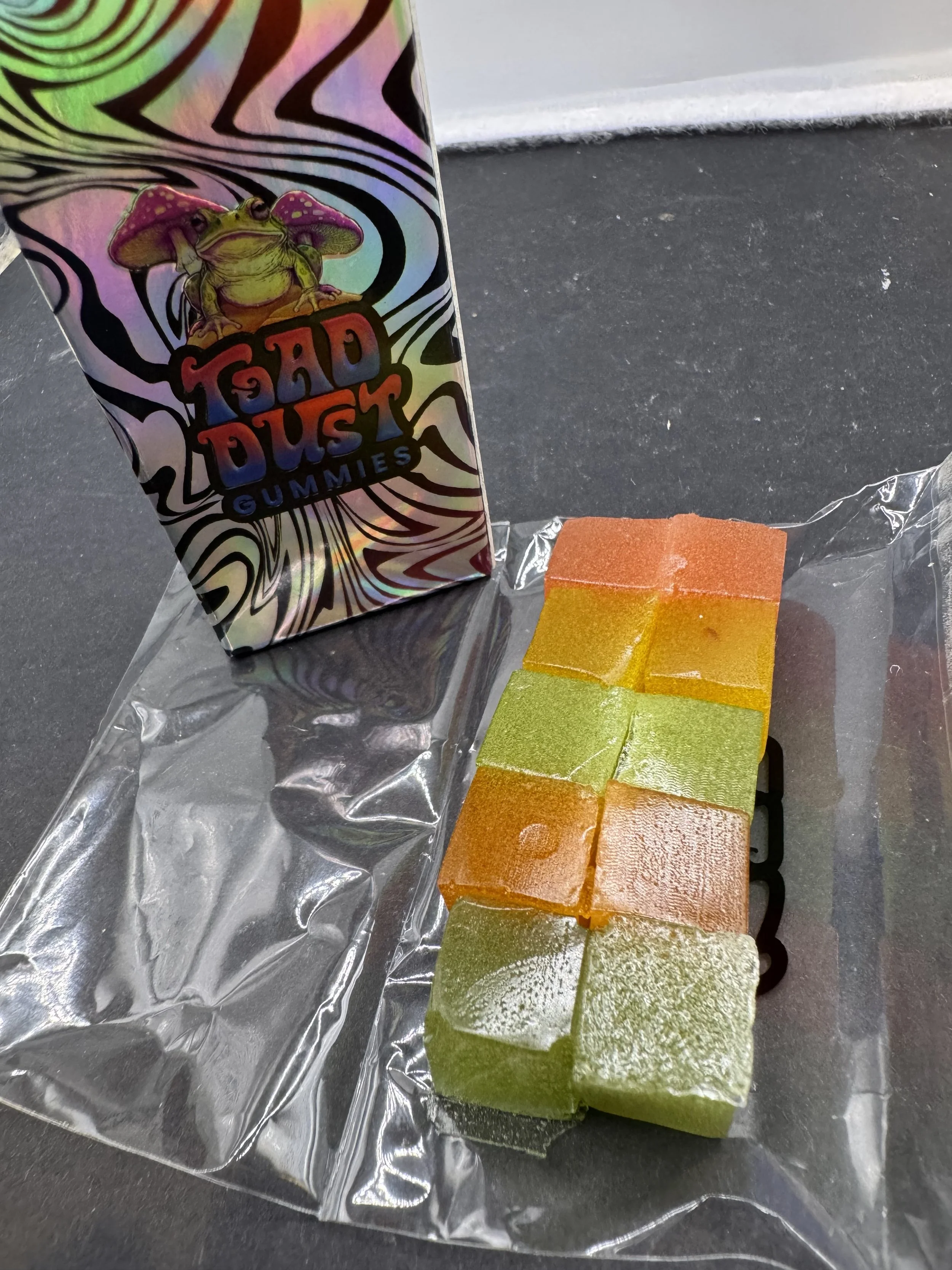 Toad dust gummies