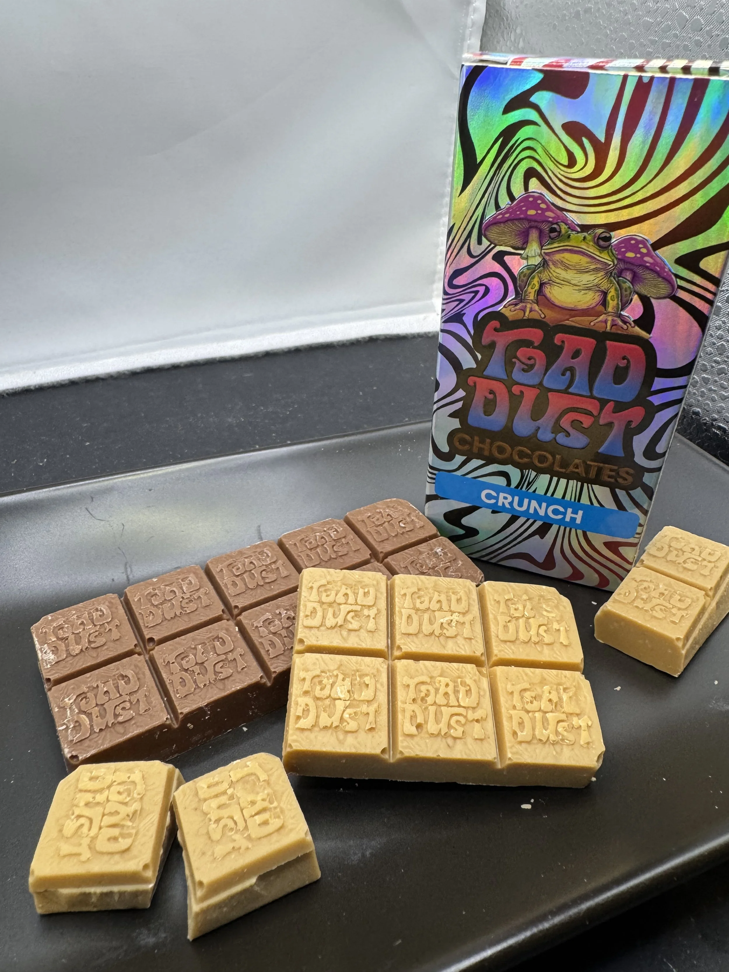 Toad dust chocolates