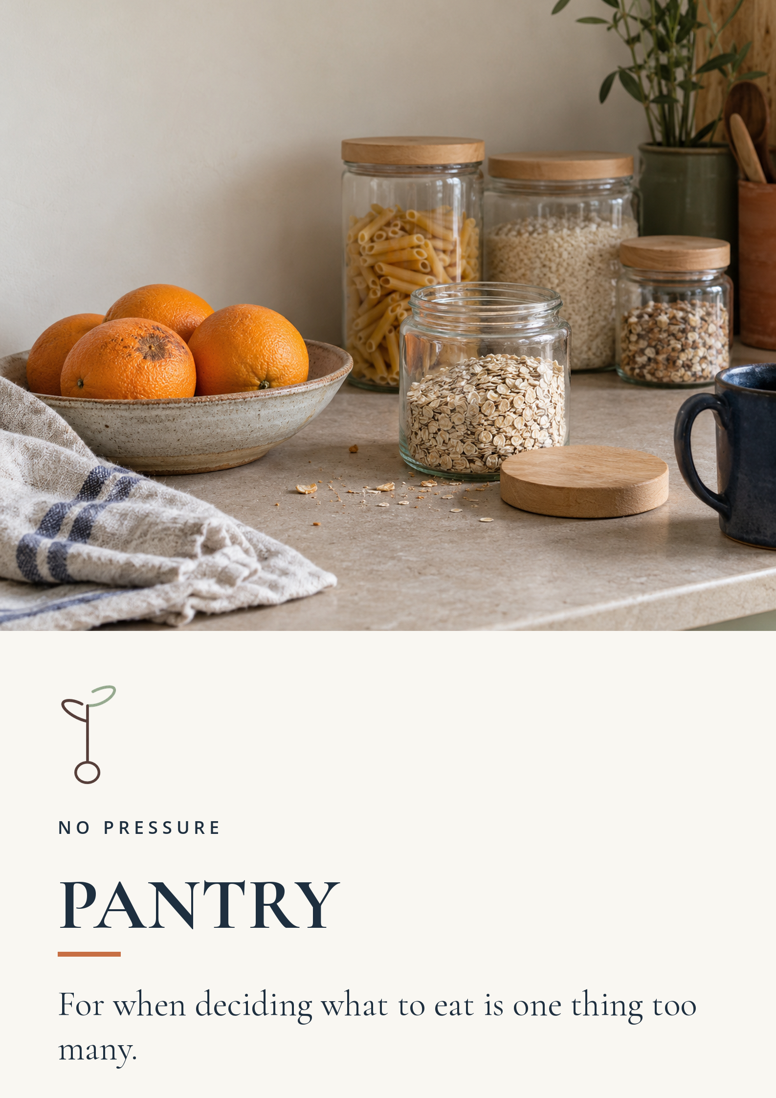 No Pressure Pantry