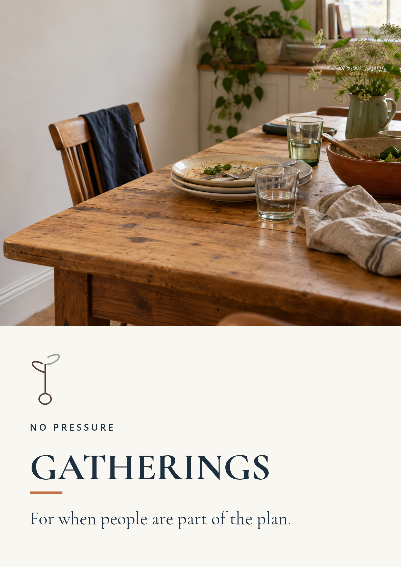 No Pressure Gatherings