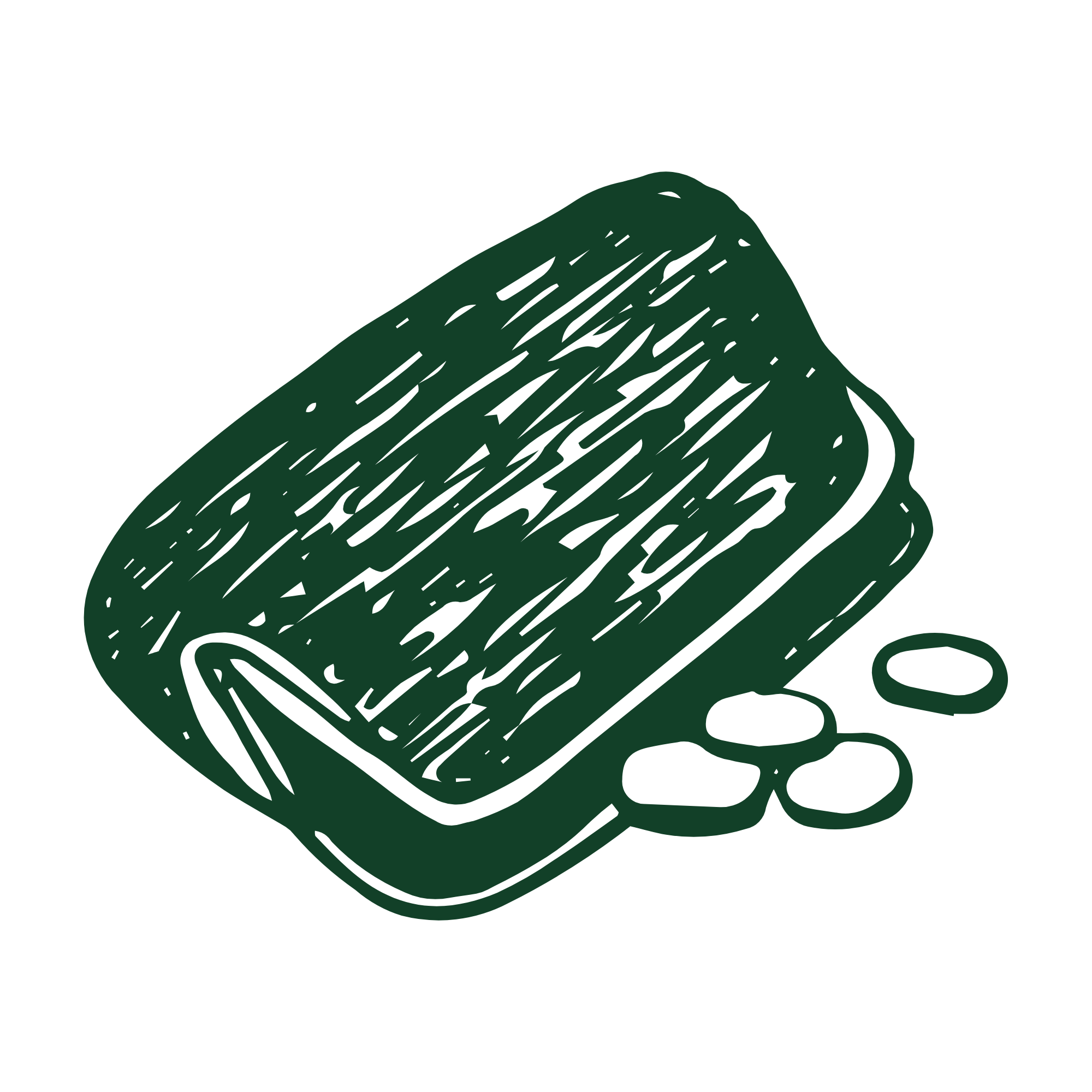 A vintage style illustration of a coin purse, with coinds tumbling out.
